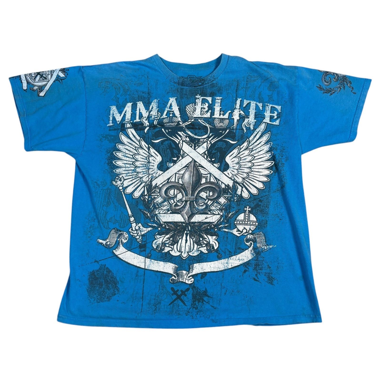 Tapout vintage y2k 2000s MMA Elite all over print tshirt XL emo Size US XL / EU 56 / 4 - 1 Thumbnail