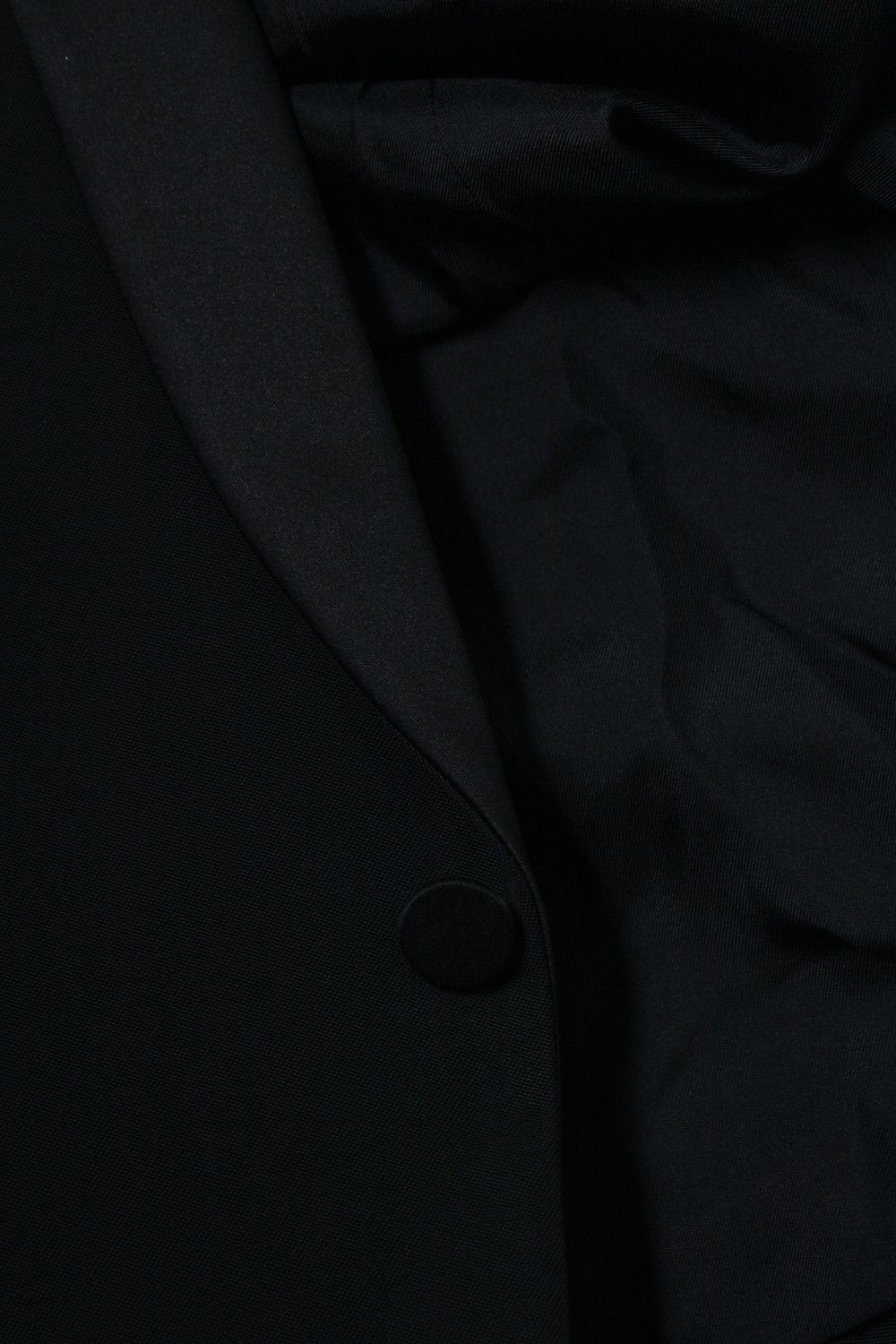 Saint Laurent Paris Saint Laurent, black tuxedo jacket with satin revert Size 52R - 9 Thumbnail