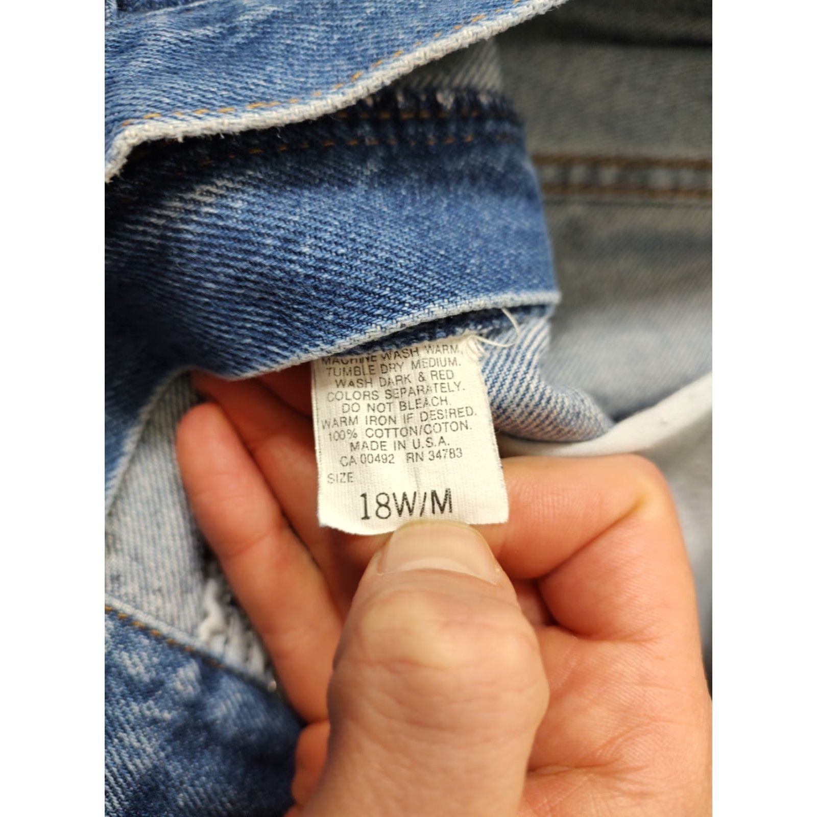 Lee VINTAGE Lee Jeans High Rise Mom Denim 31x28 Blue Cotton 5-Pocket USA Womens Size 24" / US 00 / IT 34 - 5 Thumbnail