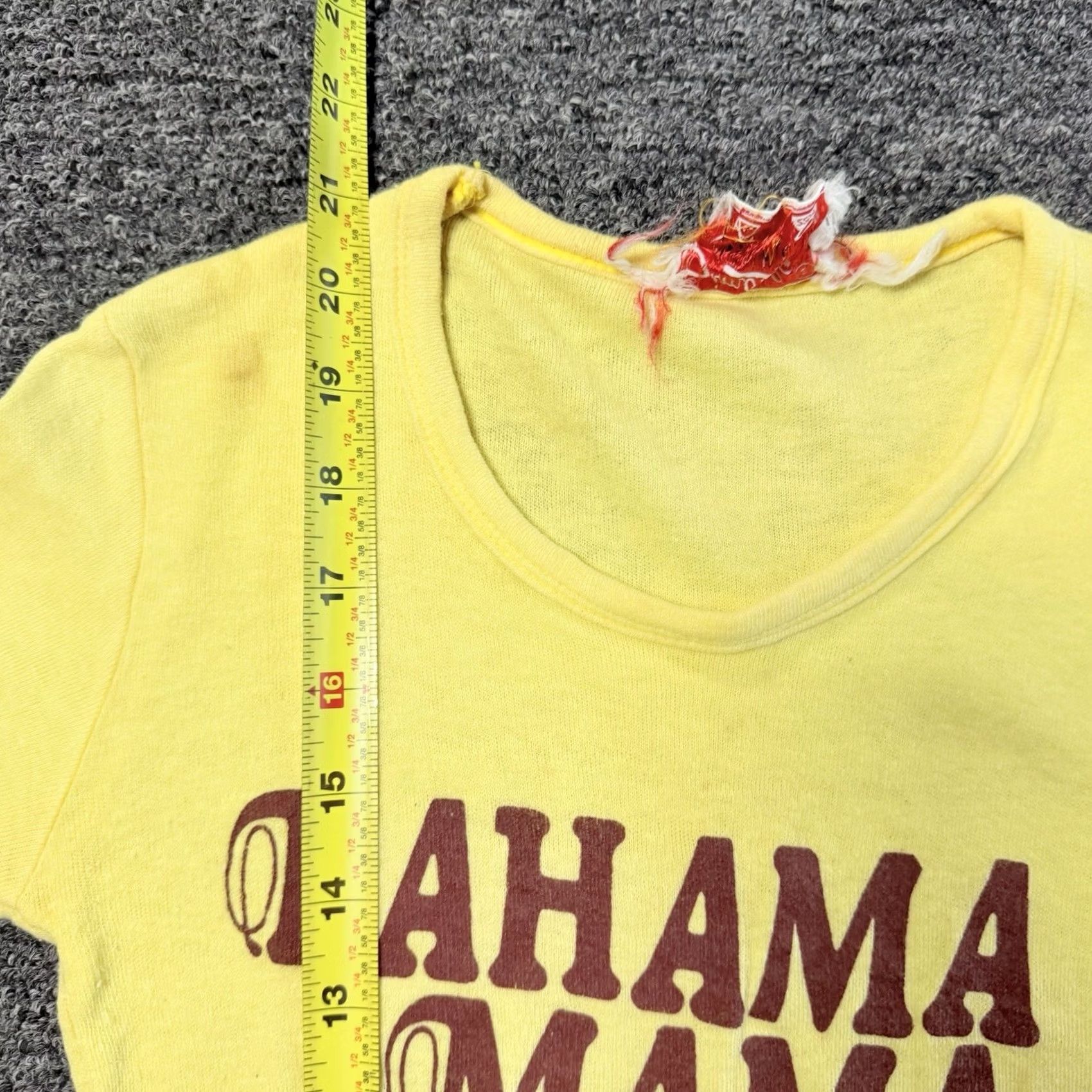 Vintage Simone Shirt Womens Sz S Yellow Bahama Mama 70s Grail Top, Women's — image 3 of 5