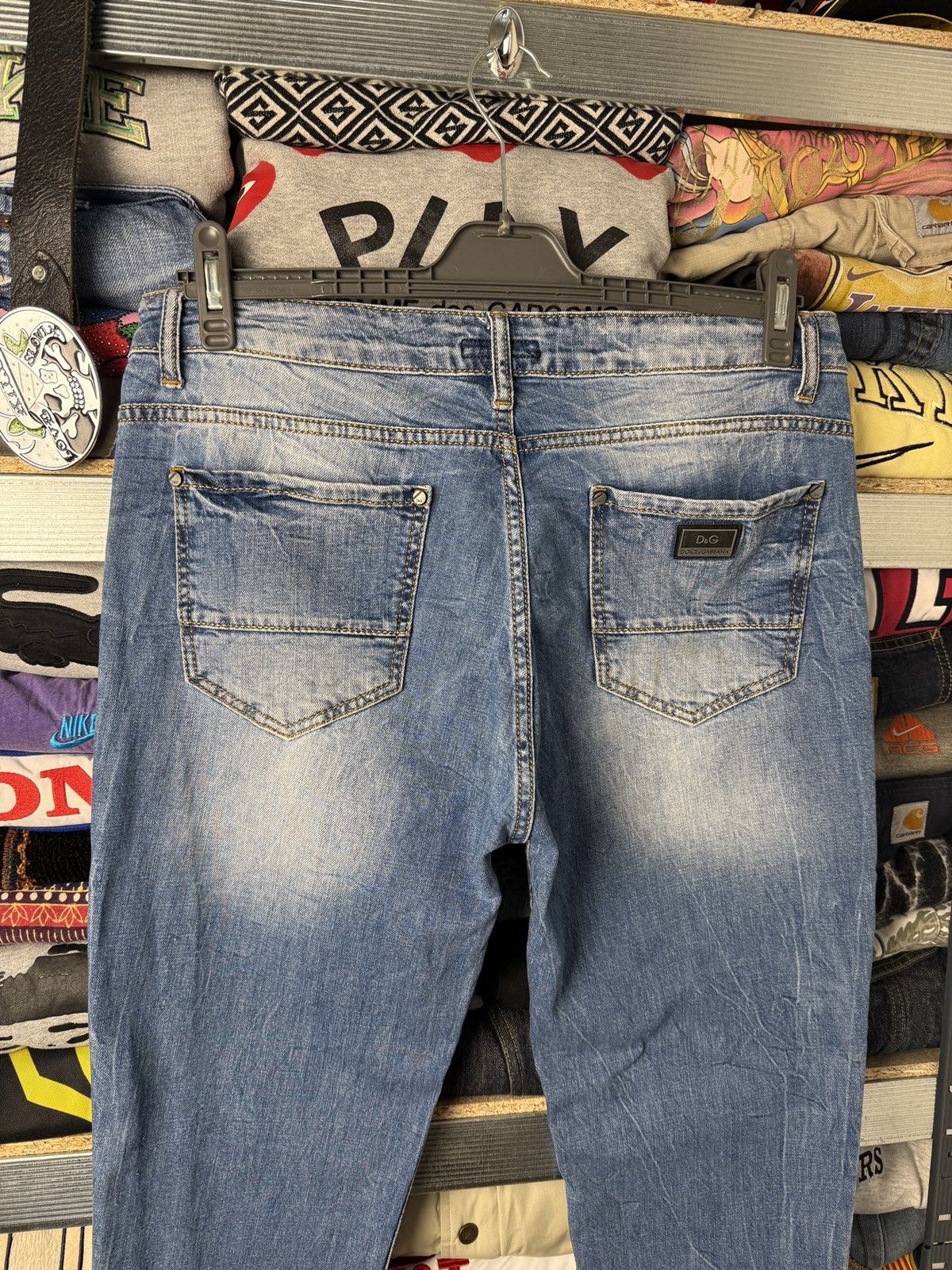 Dolce & Gabbana 2000s Dolce Gabbana Washed Jeans Arhive Y2K Size US 34 / EU 50 - 11 Thumbnail
