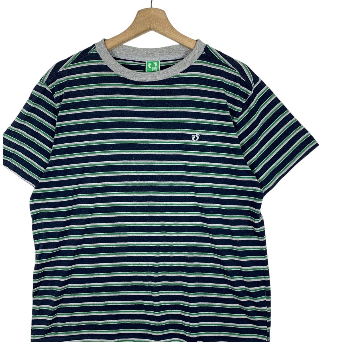 Hang Ten Vintage HANG TEN HAWAII Honolulu Striped Tee Shirt Top Size US L / EU 52-54 / 3 - 3 Thumbnail