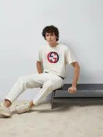 Gucci o1loc1c0226 771758 Cotton Jersey Printed T-Shirt Off White Size US L / EU 52-54 / 3 - 2 Thumbnail