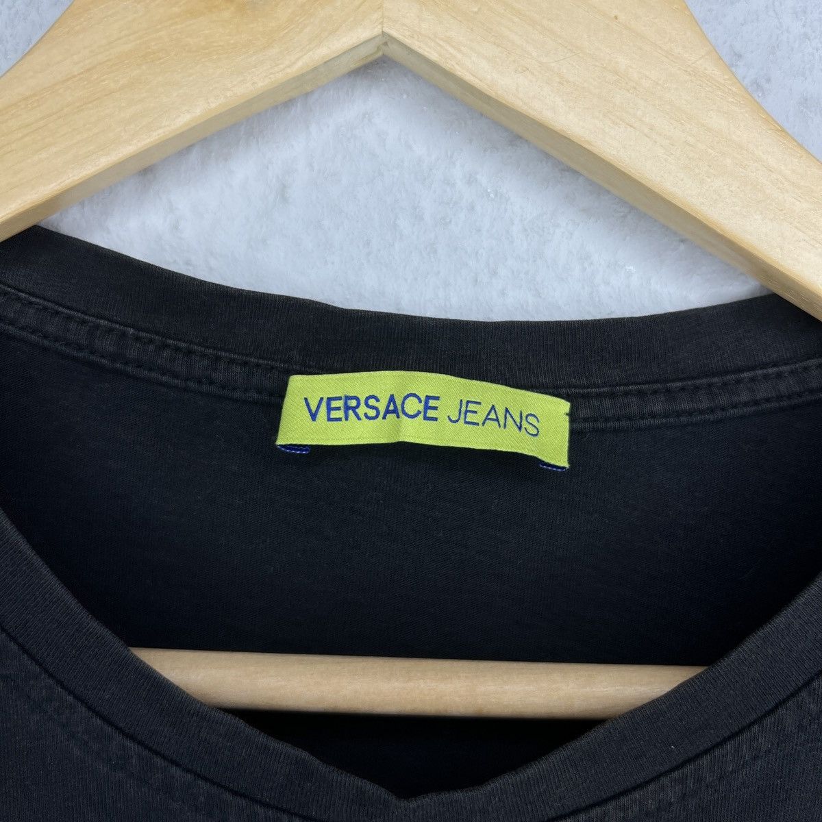 Designer × Versace Versace Tshirt Tee Black Full Print Antique Green Designer Size US L / EU 52-54 / 3 - 4 Thumbnail