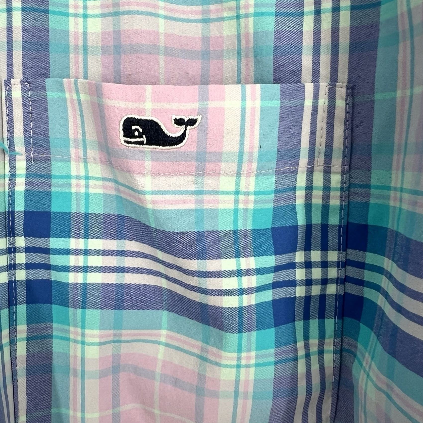 Vineyard Vines Vineyard Vines One The Go Performance Men’s Shirt Multicolor Plaid Button-Up Long Sleeve Large Size US L / EU 52-54 / 3 - 2 Thumbnail