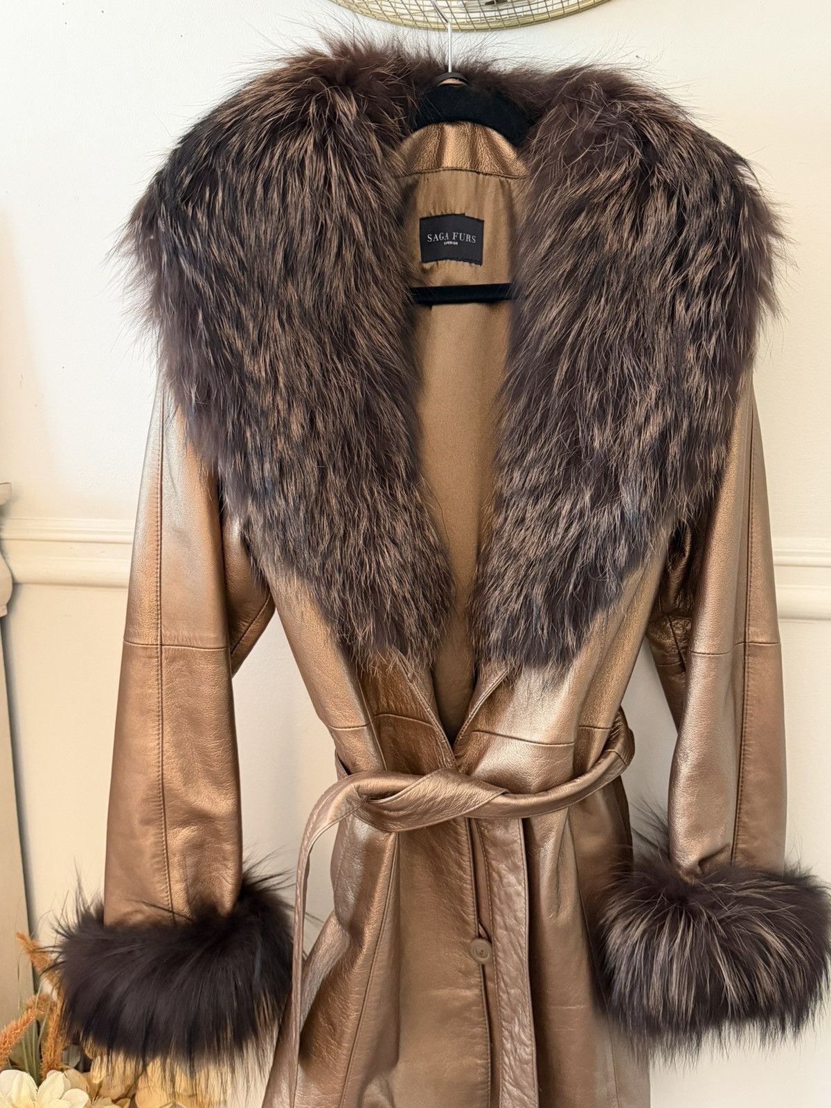 Sagafurs SAGA FOX FUR COAT VINTAGE Size S / US 4 / IT 40 - 3 Thumbnail