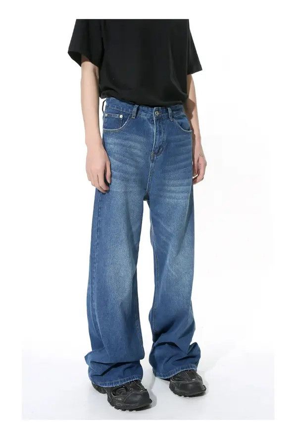 Japanese Brand Mayuko x Rumi American simple straight loose casual jeans Size US 32 / EU 48 - 6 Thumbnail