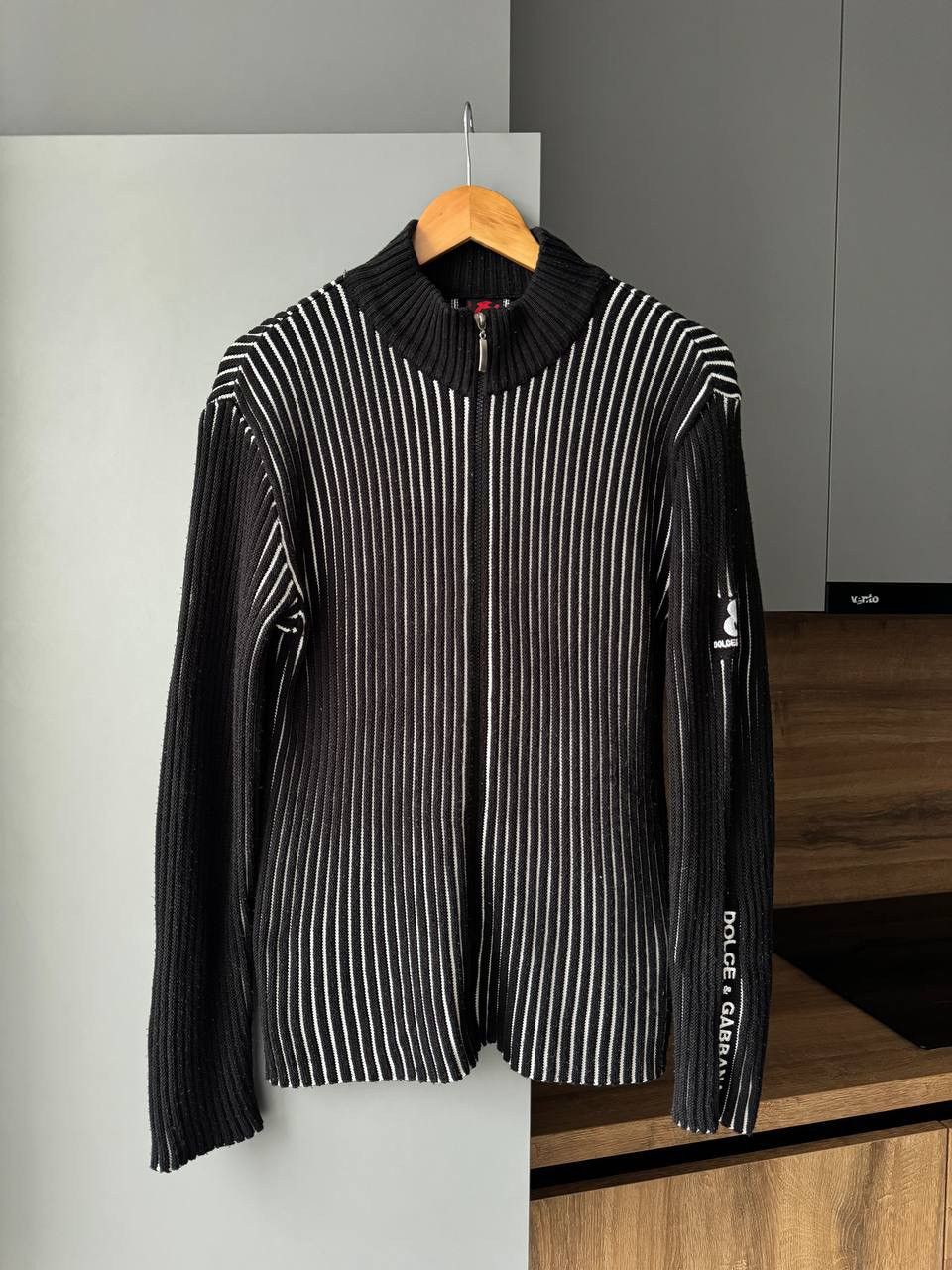 Dolce & Gabbana DOLCE & GABBANA 90s Slimfit Ribbed Knitted Sweater y2k Size US M / EU 48-50 / 2 - 1 Thumbnail