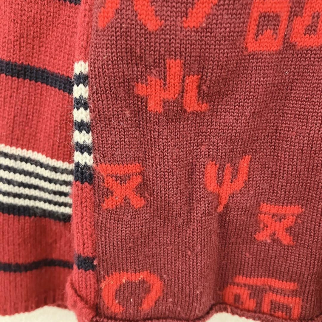 Comme des Garcons × Comme des Garcons Homme Deux Horse Striped Pattern Knit Sweater Size US S / EU 44-46 / 1 - 7 Thumbnail