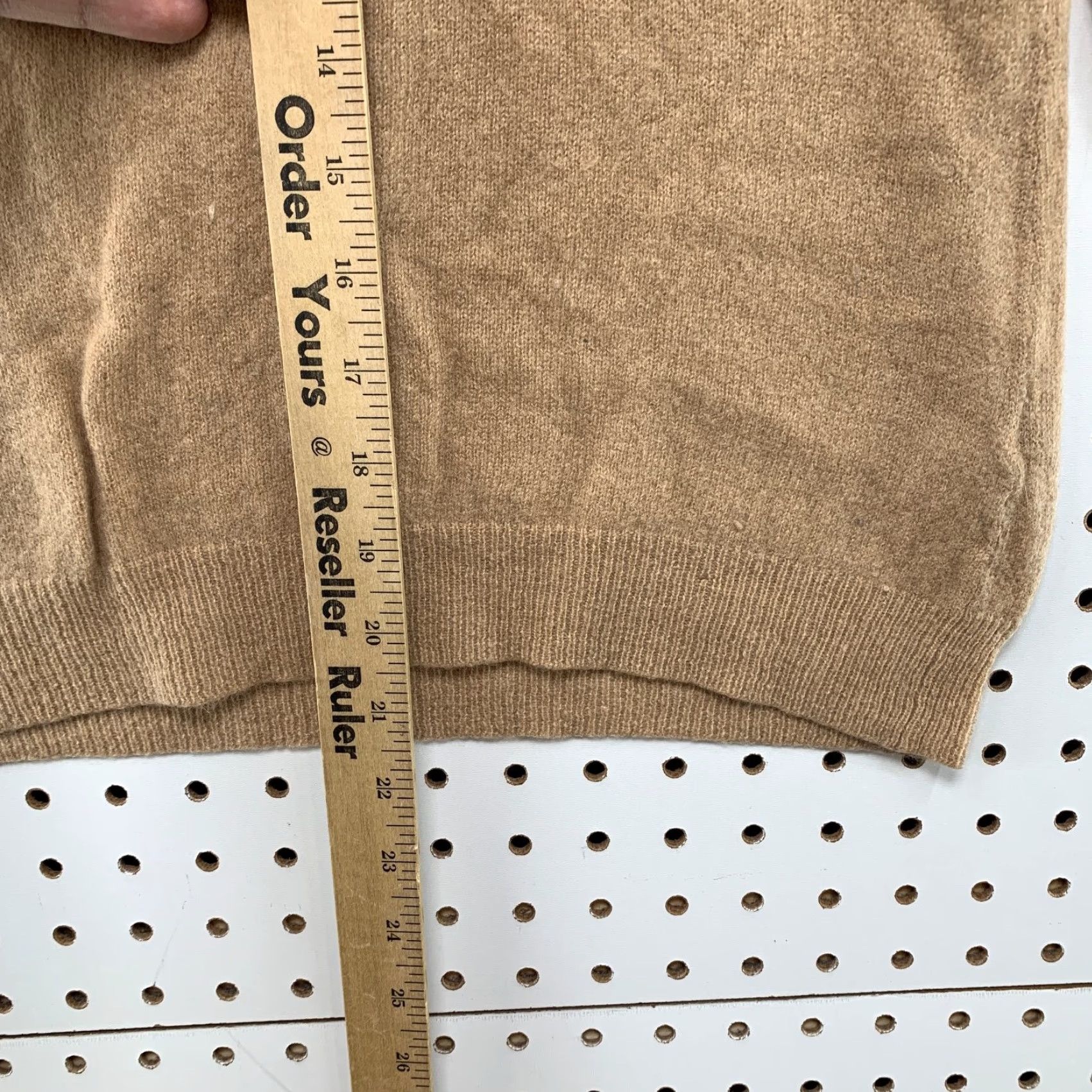 Ann Taylor Ann Taylor Sweater Womens Medium 3/4 Sleeve Cashmere Pullover Business Tan Brown Crew Neck Shirt? Size M / US 6-8 / IT 42-44 - 7 Thumbnail