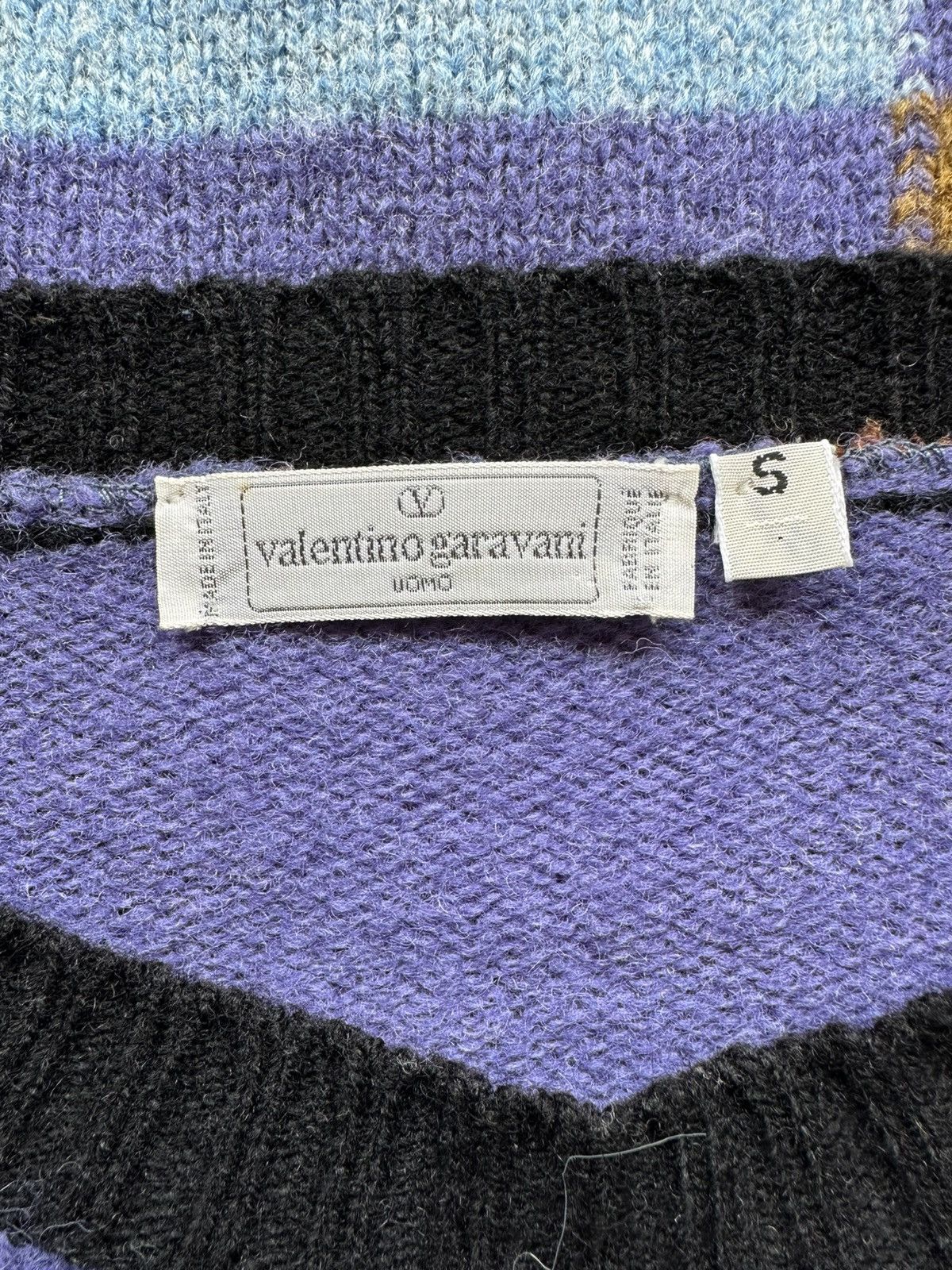 Valentino 80’s Valentino Garavani Uomo wool mohair knit jumper Size US M / EU 48-50 / 2 - 9 Thumbnail