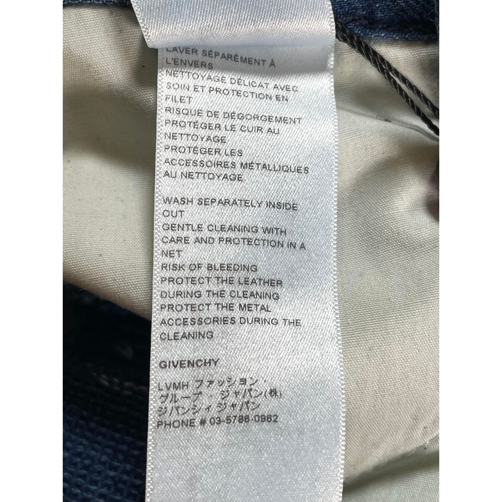 Givenchy Givenchy Distressed Dark Wash Jeans Size US 32 / EU 48 - 4 Thumbnail