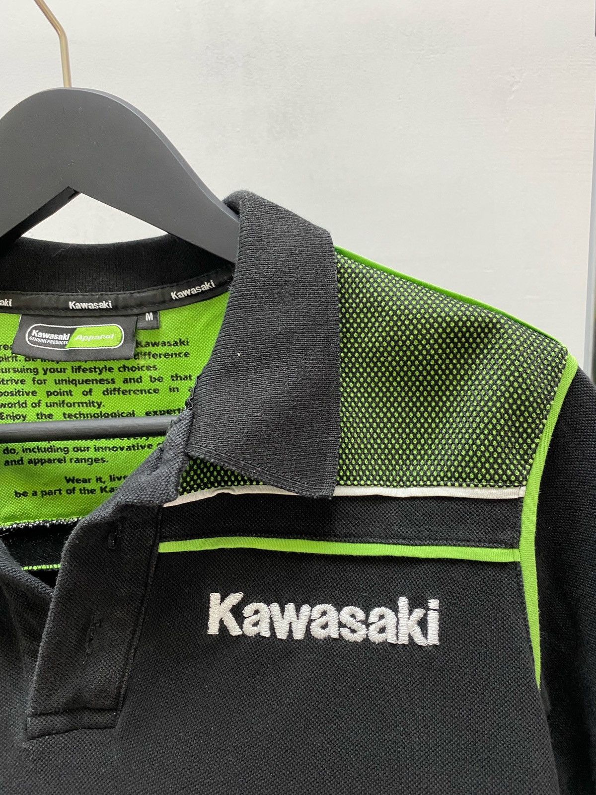 NASCAR Kawasaki Vintage Rare Polo Racing Polo T shirt Size US M / EU 48-50 / 2 - 10 Thumbnail