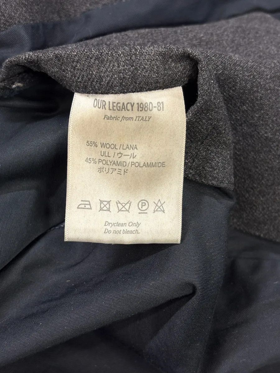 Our Legacy Our Legacy Grey Wool Bomber Jacket Size US M / EU 48-50 / 2 - 11 Thumbnail