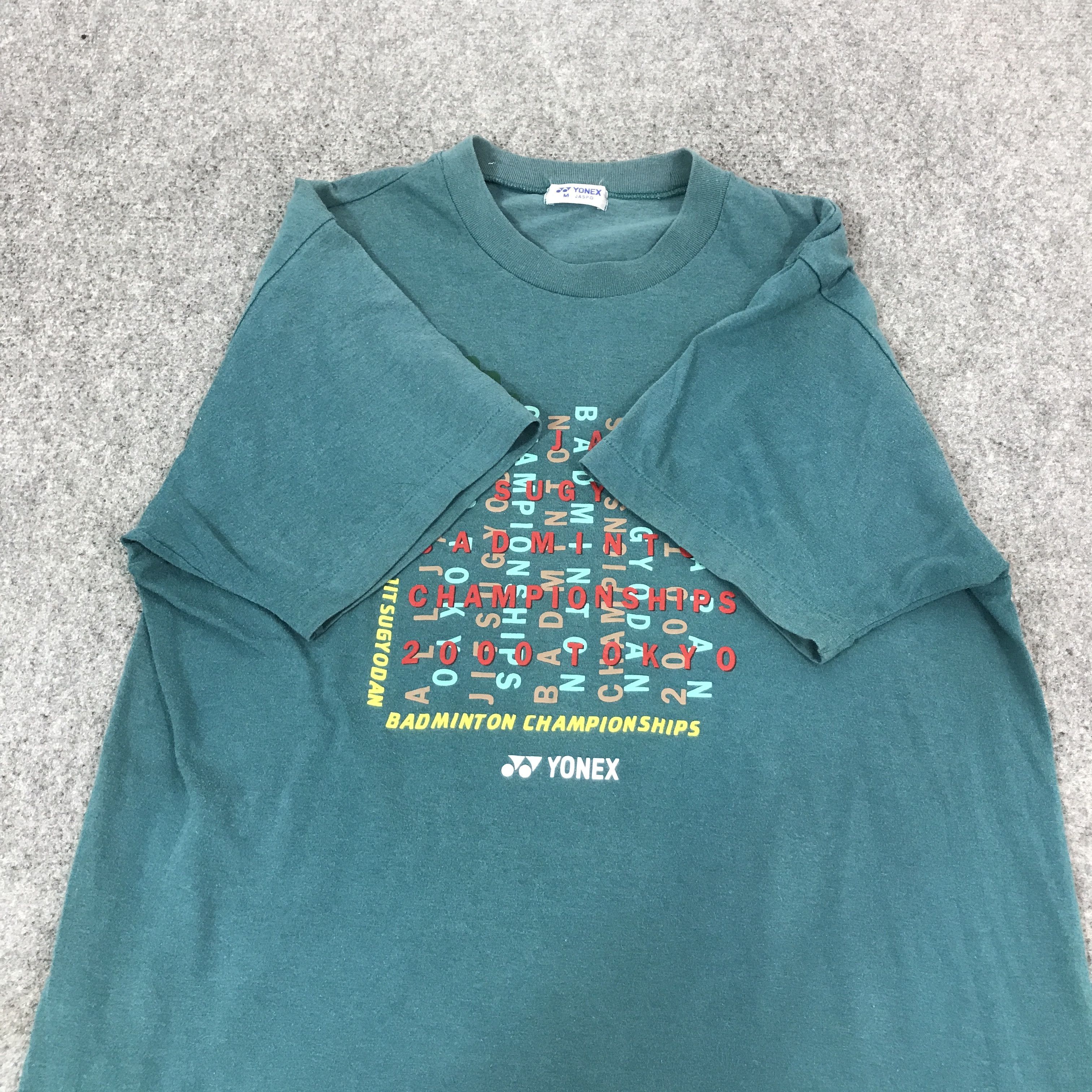 Japanese Brand VINTAGE YONEX DESIGN TSHIRTS Size US M / EU 48-50 / 2 - 8 Thumbnail