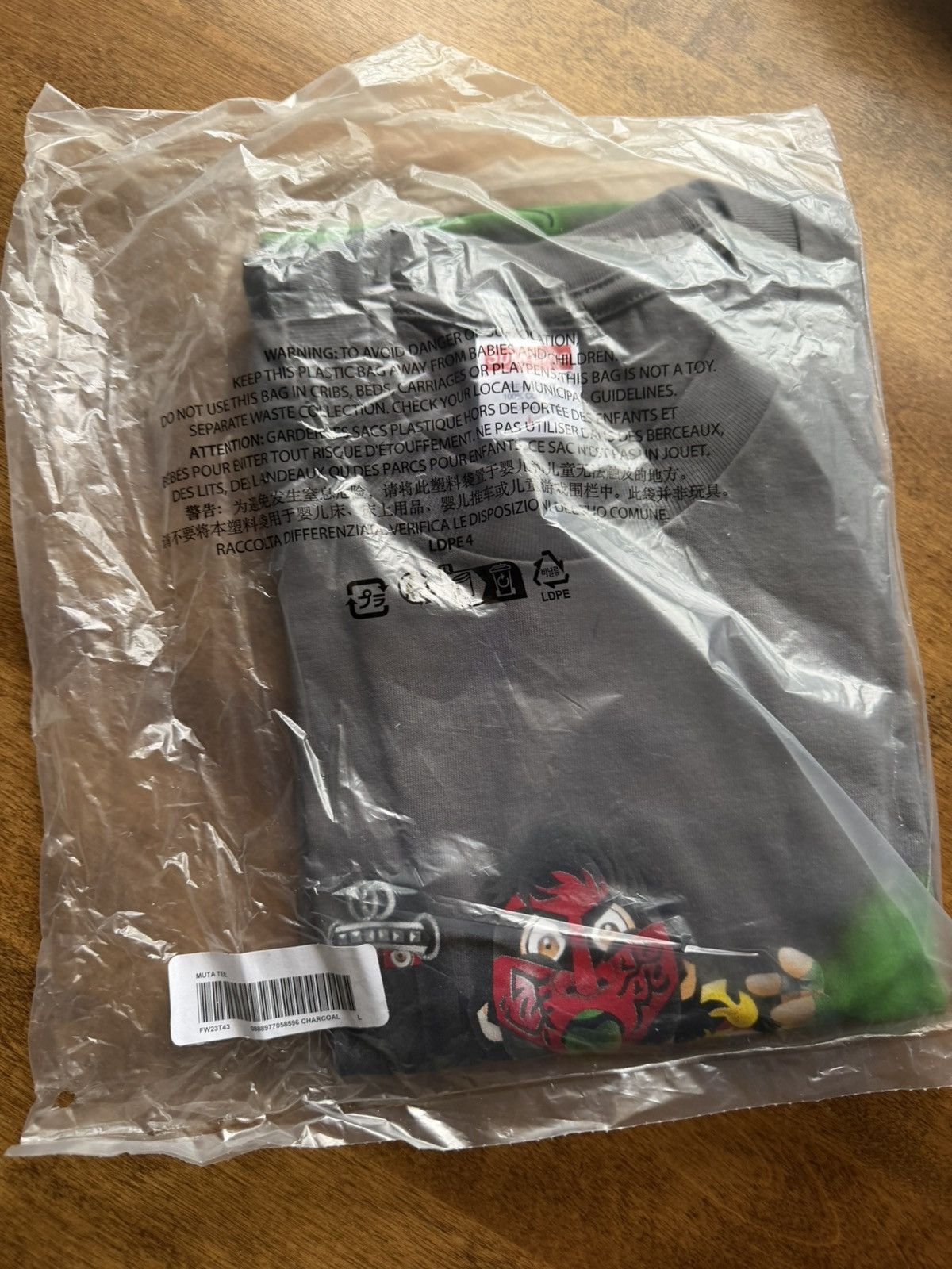Supreme Supreme Great Muta Tee Charcoal Size US L / EU 52-54 / 3 - 2 Thumbnail