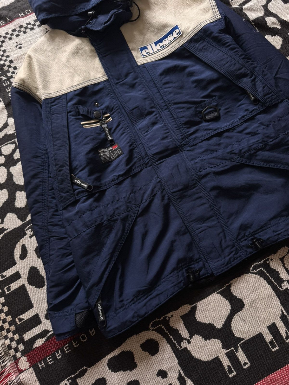 Ellesse VINTAGE ELLESSE by GOLDWIN THINSULATE SKI JACKET GEAR Size US XL / EU 56 / 4 - 5 Thumbnail
