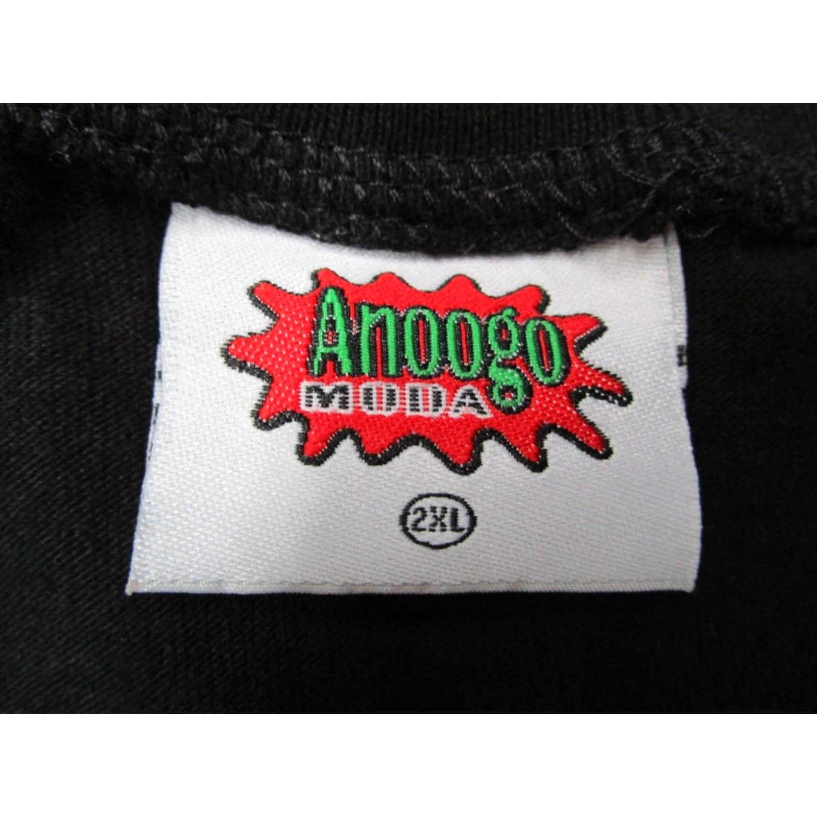 Vintage Anoogo Moda Tinhorn Flats Mens Short Sleeve Crew Neck Graphic Tee Black Cotton 2XL XXL Size US L / EU 52-54 / 3 - 3 Thumbnail