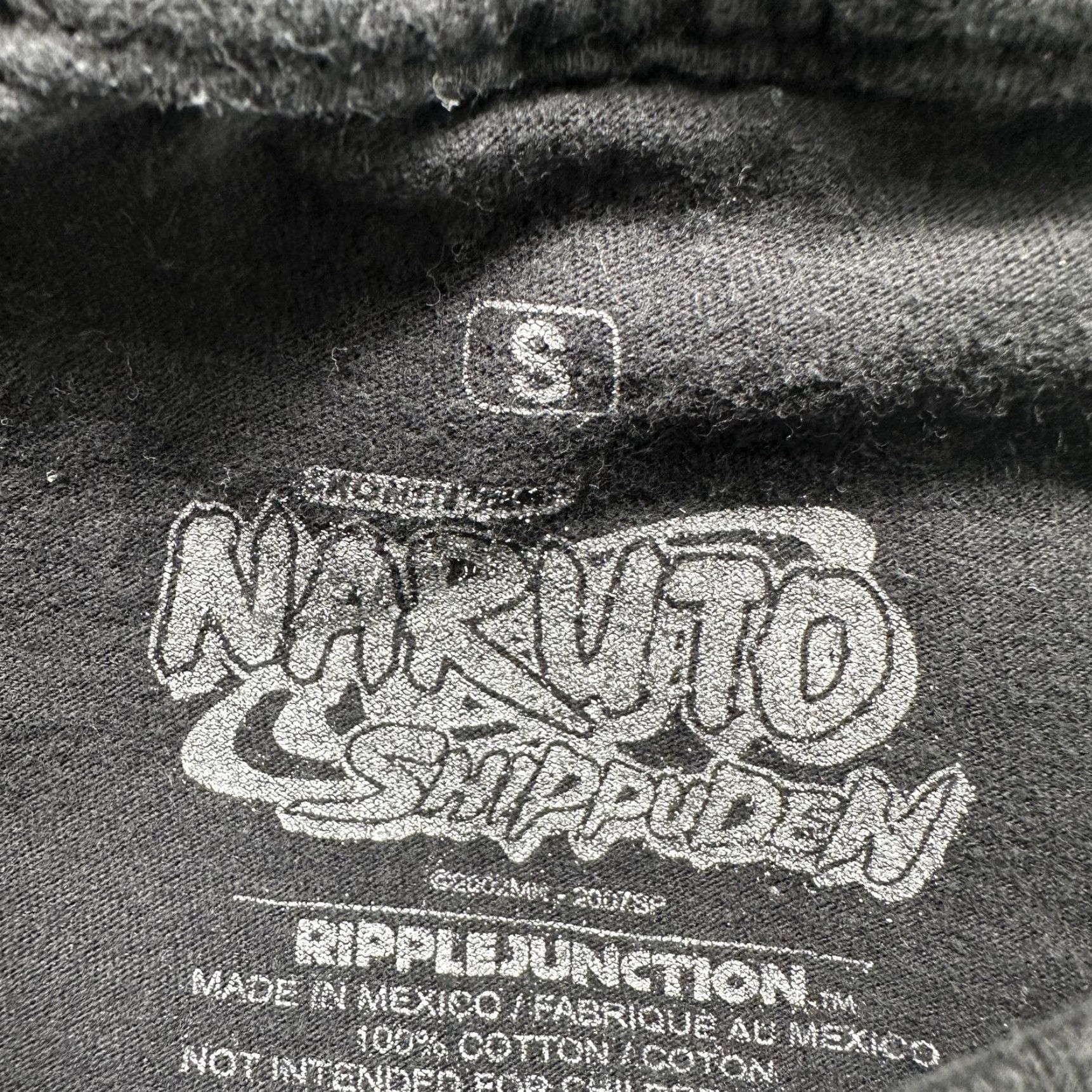 Ripple Junction Shippuden Naruto Shirt Mens Small Black Anime Graphic Tee Sasuke Kakashi Size US S / EU 44-46 / 1 - 6 Thumbnail