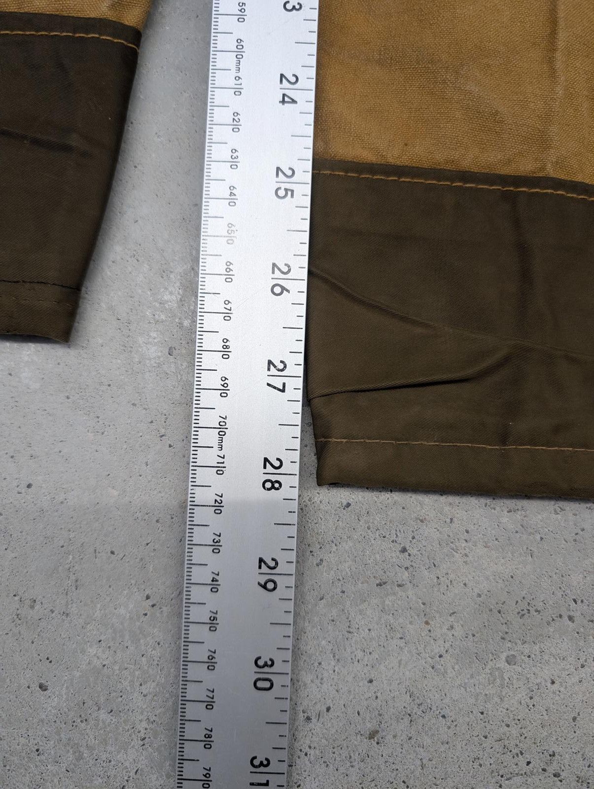 SafTbak Vintage 70s Saftbak Straight Two-Toned Brown Canvas Pants Size US 39 - 7 Thumbnail