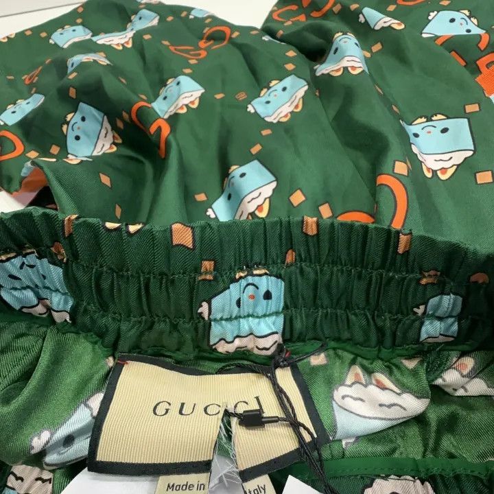 Gucci Gucci Cartoon Pattern Long Pants for Women-2507 Size 23" - 3 Thumbnail