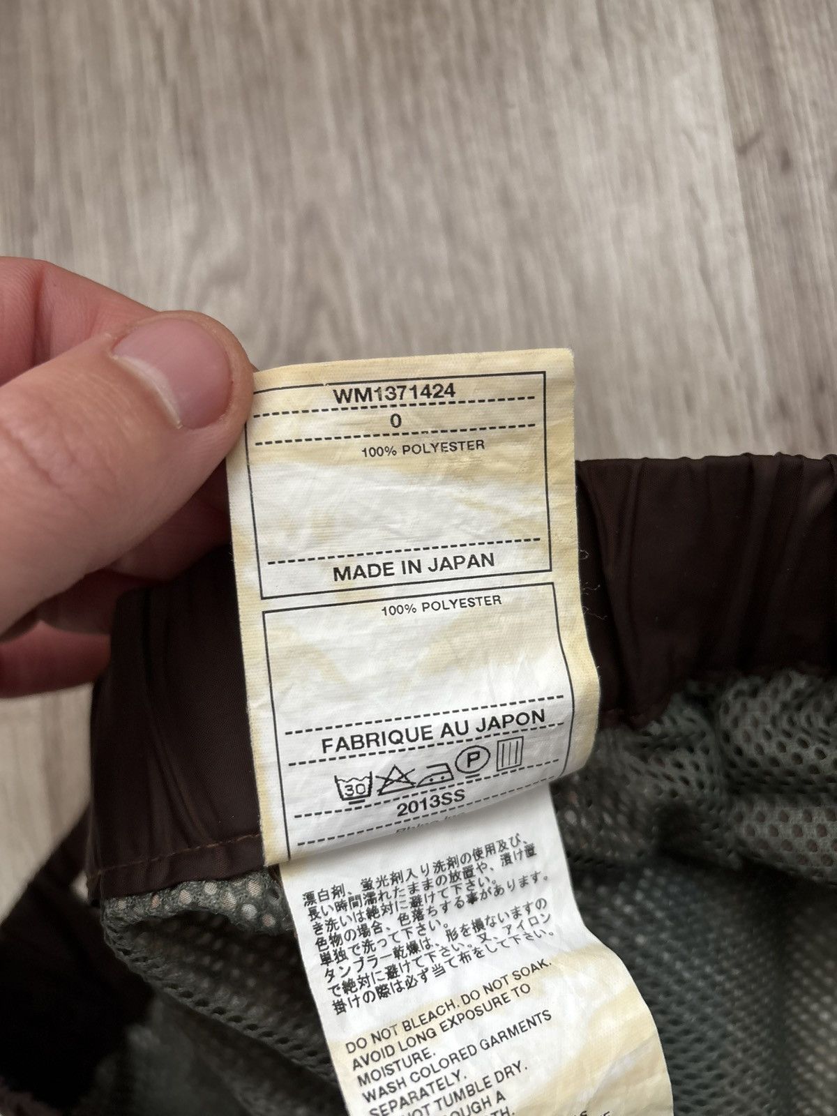 White Mountaineering White Mountaineering Patterned Shorts Made in Japan Size 0 S Size US 29 - 14 Thumbnail