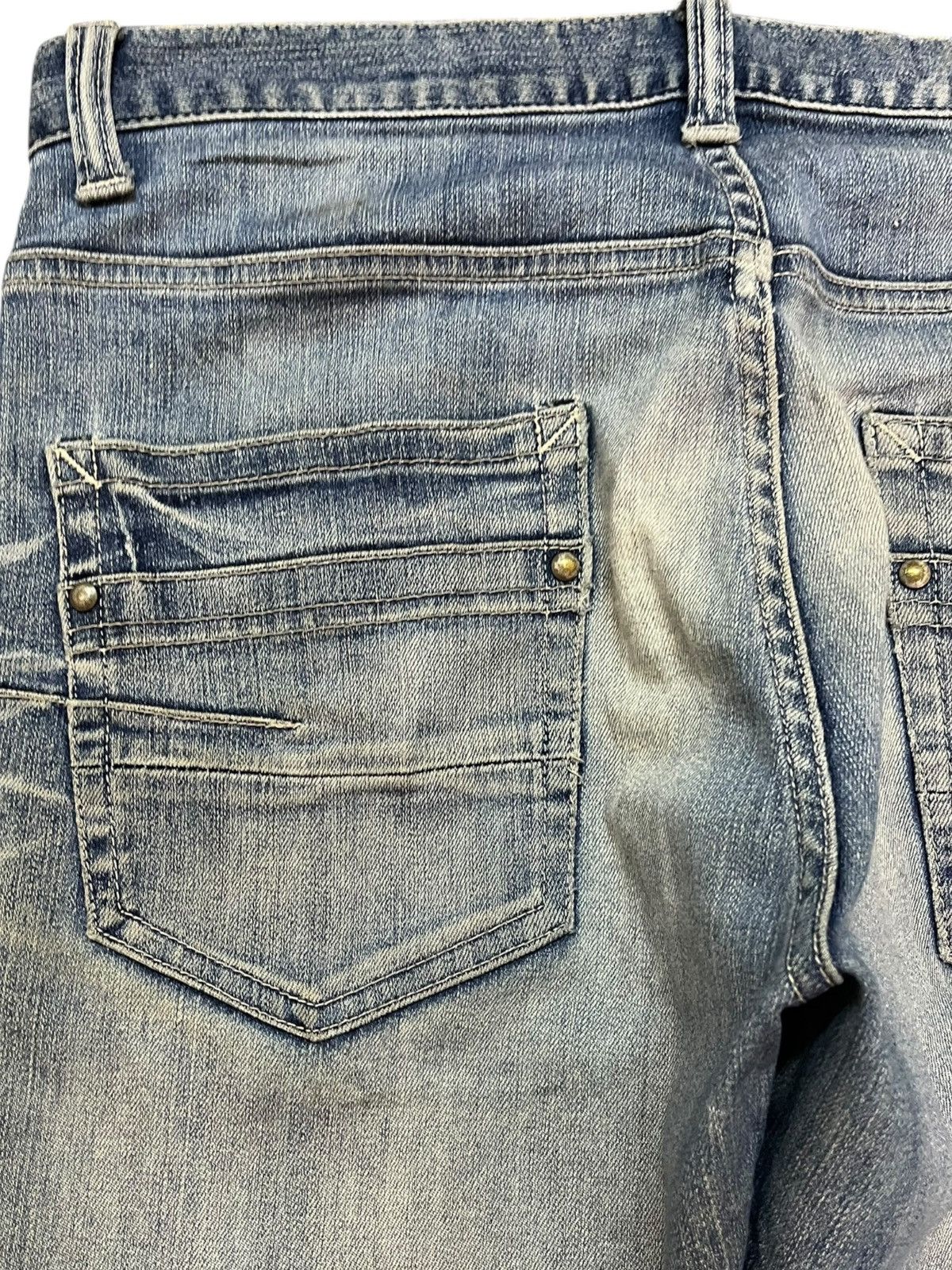 Tornado Mart Vintage Tornado Mart Skinny Mudwash Distressed Denim Size US 31 - 7 Thumbnail