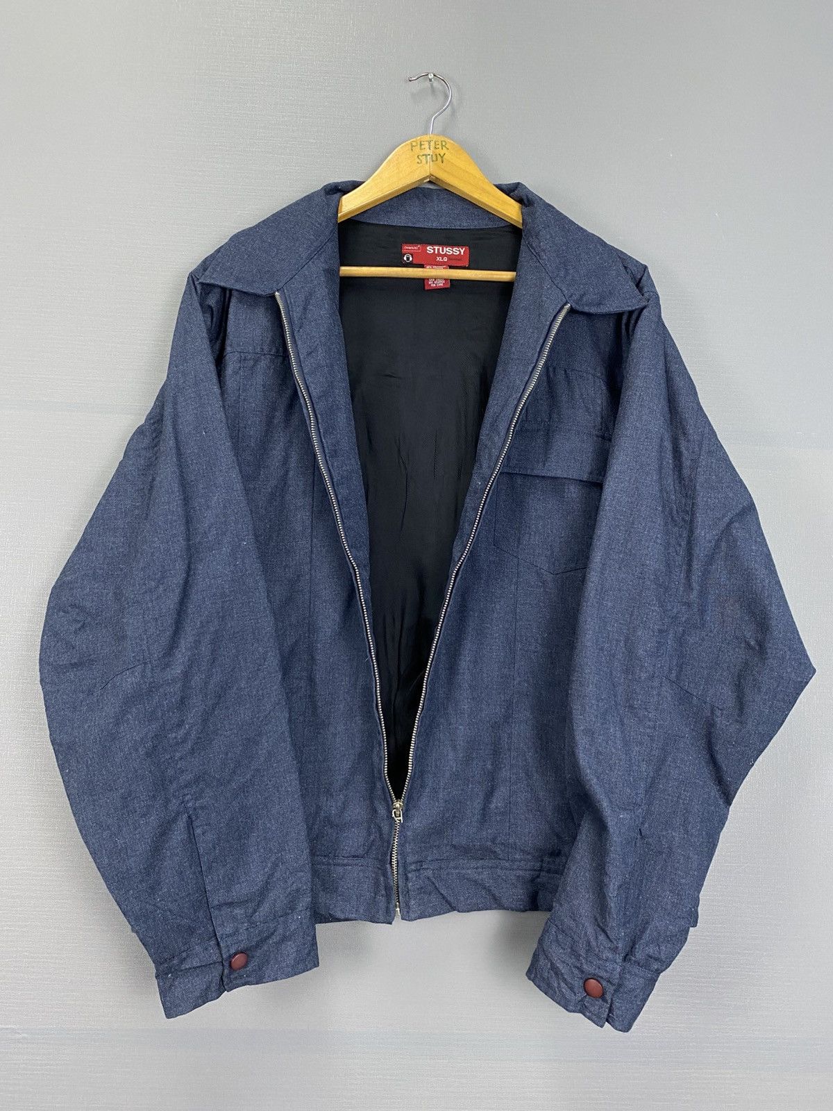 Stussy Vintage Stussy Zipper Jacket Size US XL / EU 56 / 4 - 8 Thumbnail