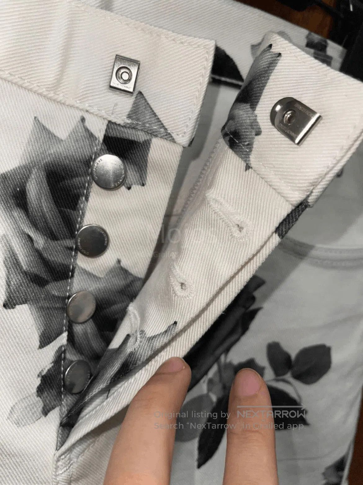Dior Dior Rose Pattern Denim. Size US 31 - 5 Thumbnail