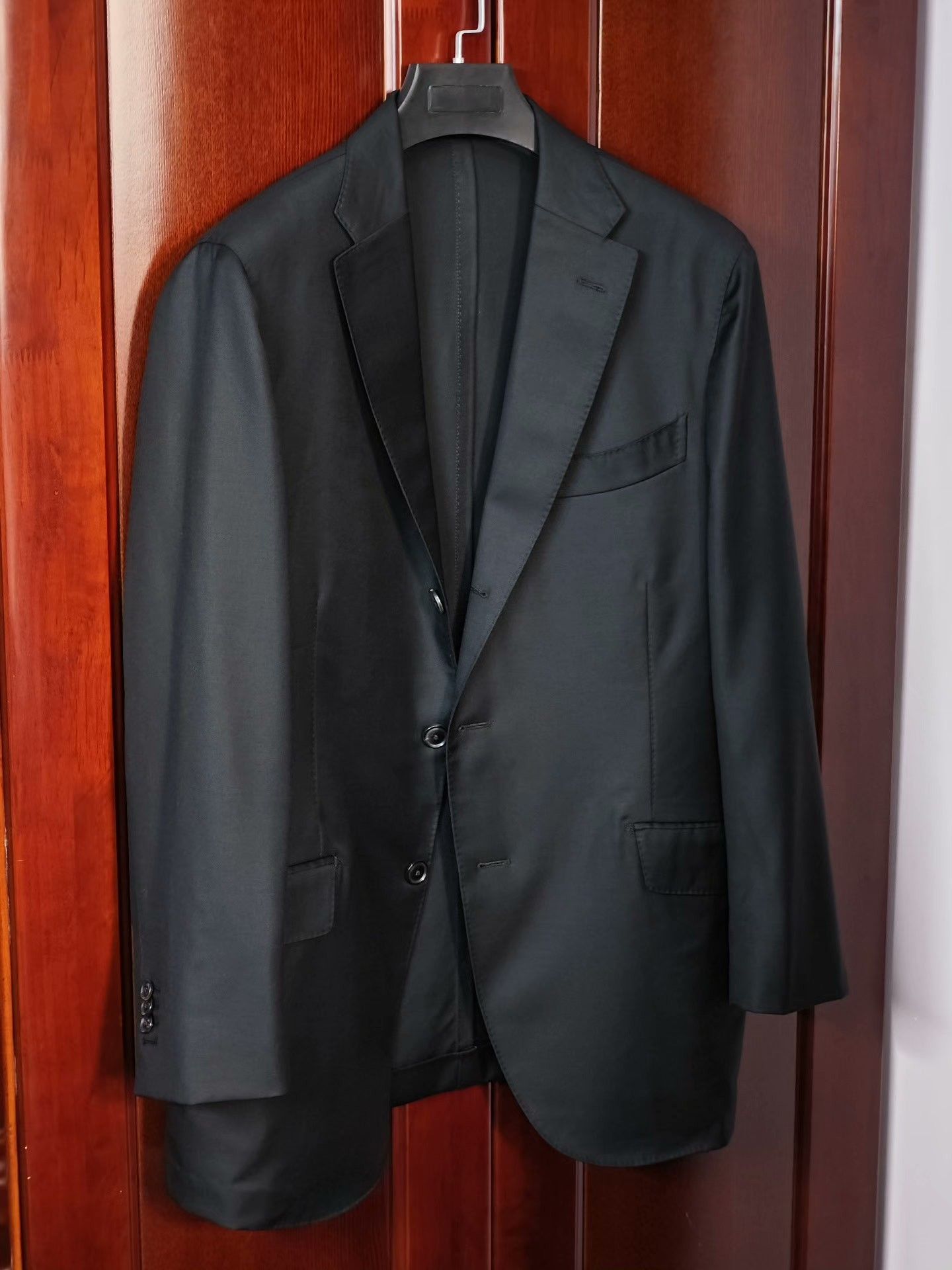 Japanese Brand Italian Wool Blend Custom Suit Size US L / EU 52-54 / 3 - 1 Thumbnail