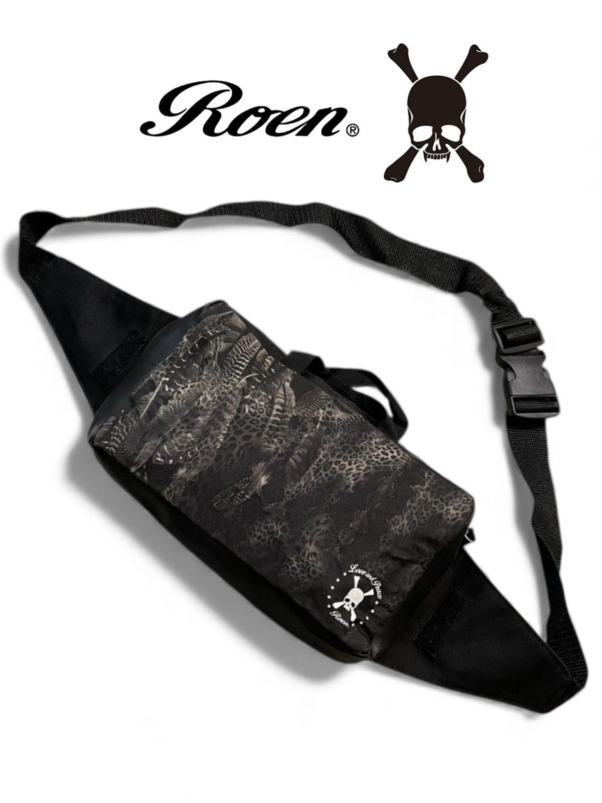 Mastermind Japan × Roen Roen By Hiromu Takahara “Love & Peace” Crossbody Bag Size ONE SIZE - 1 Thumbnail