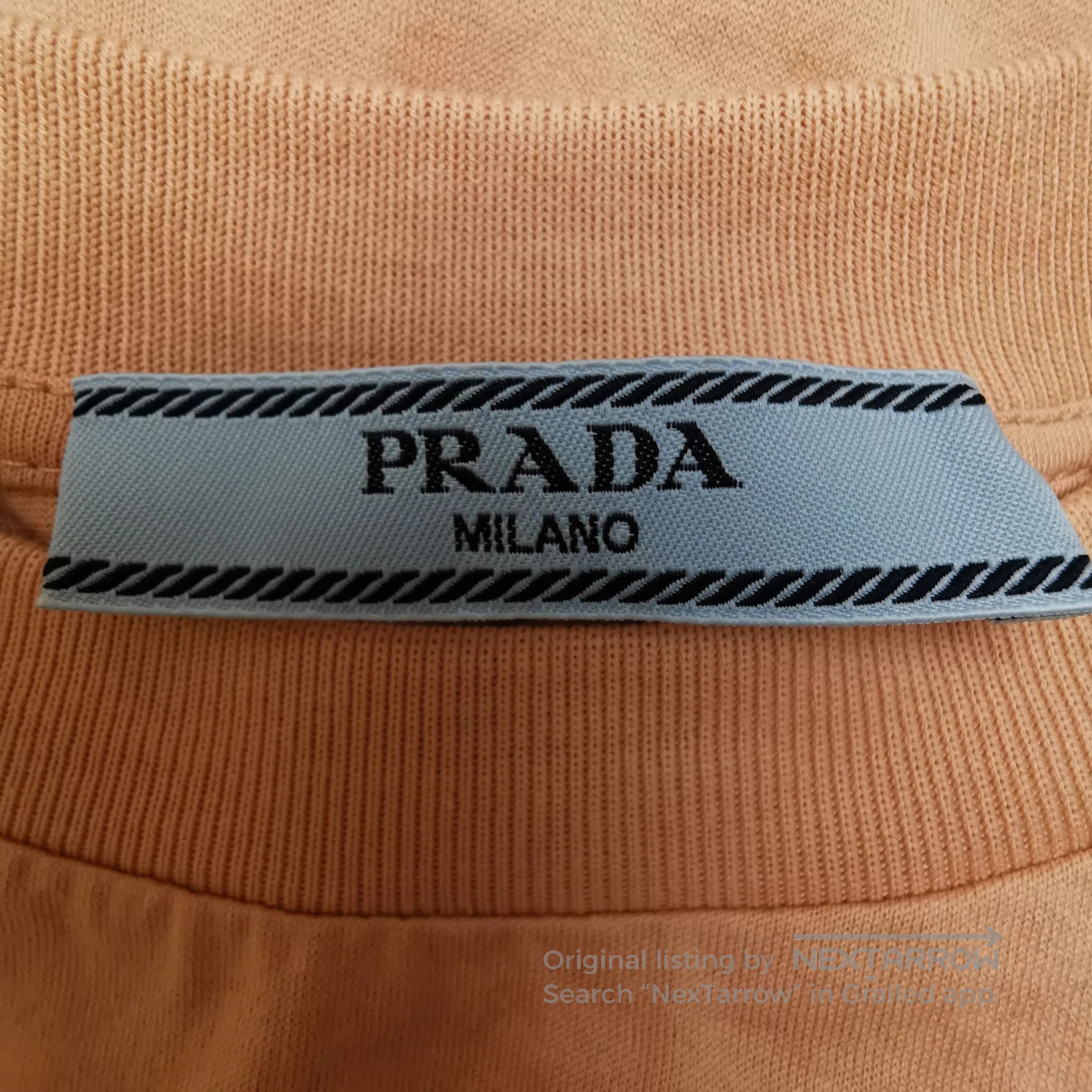 Prada Prada Cropped Long Sleeve T. Size M / US 6-8 / IT 42-44 - 5 Thumbnail