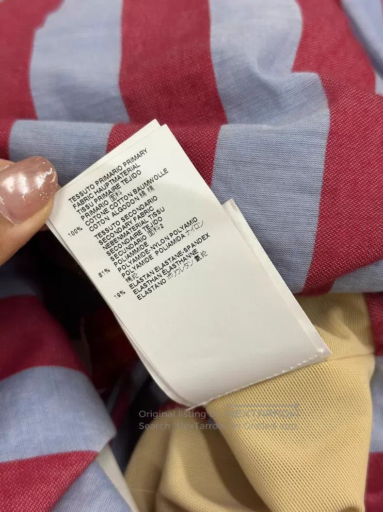 Vivienne Westwood Vivienne Westwood Red and Blue Striped Top Size XS / US 0-2 / IT 36-38 - 7 Thumbnail
