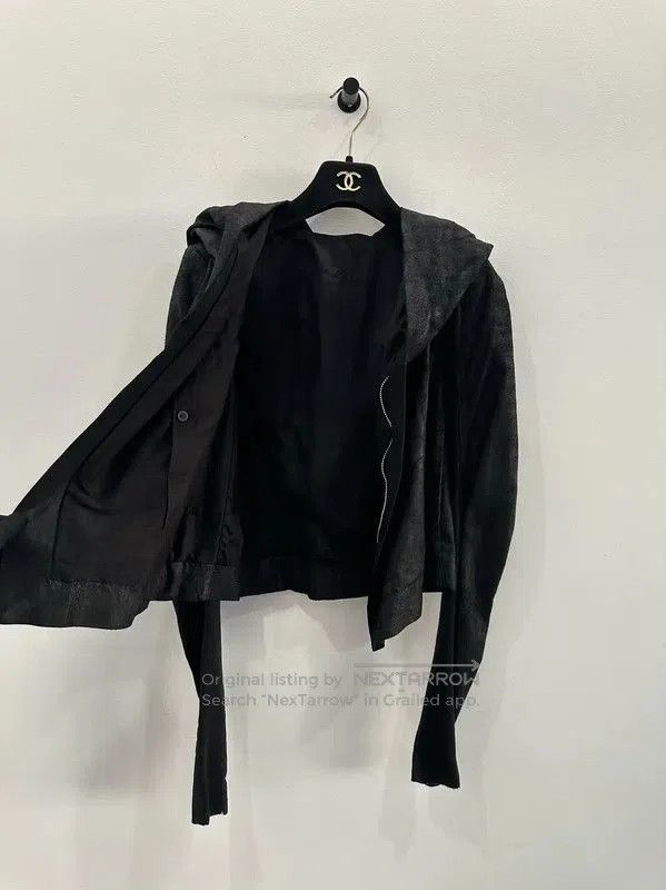 Rick Owens Rick Owens Black Leather Women's Jacket . Size S / US 4 / IT 40 - 3 Thumbnail