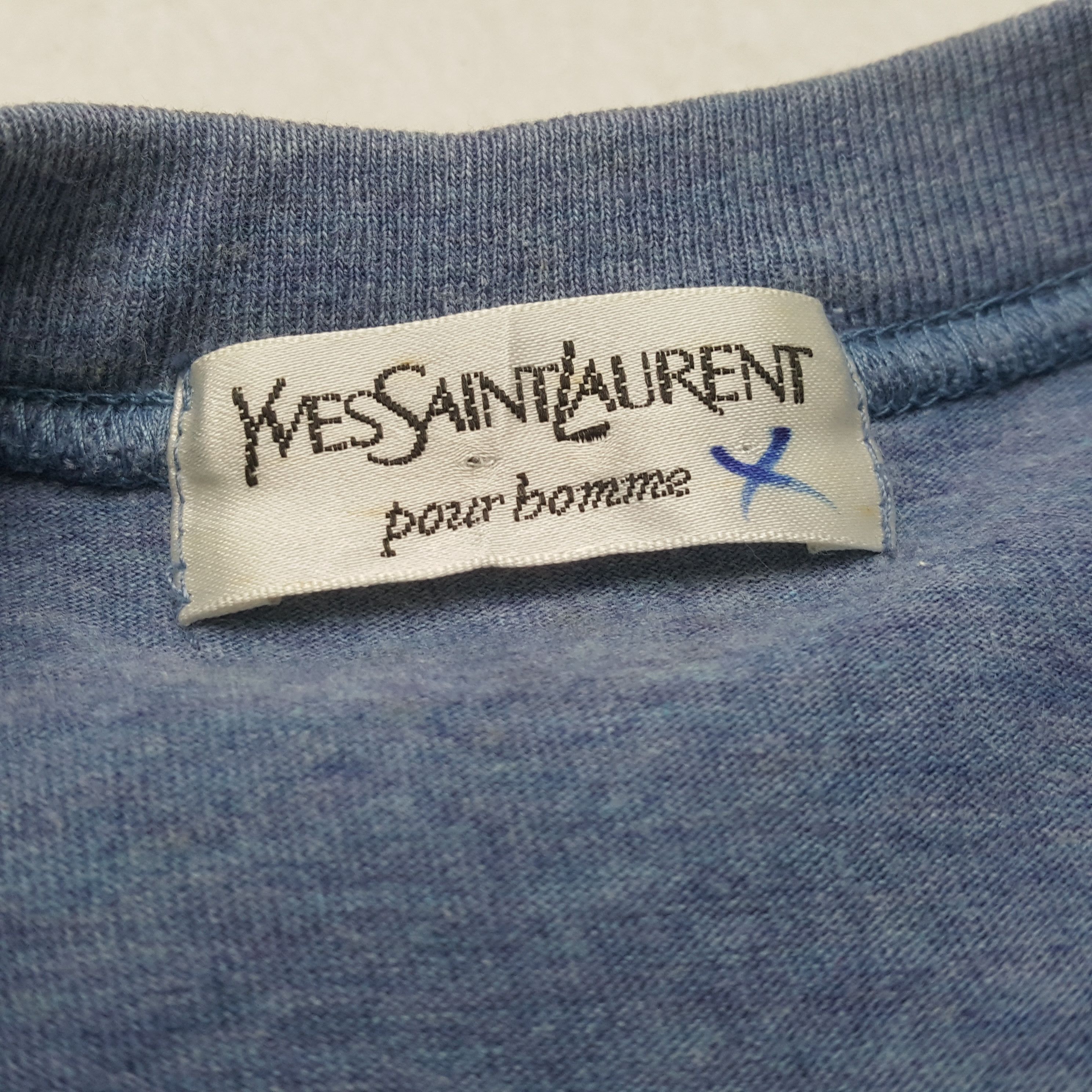 Vintage × Yves Saint Laurent Vintage Yves Saint Laurent Italian Brand T-shirt C294N15 Size US S / EU 44-46 / 1 - 4 Thumbnail