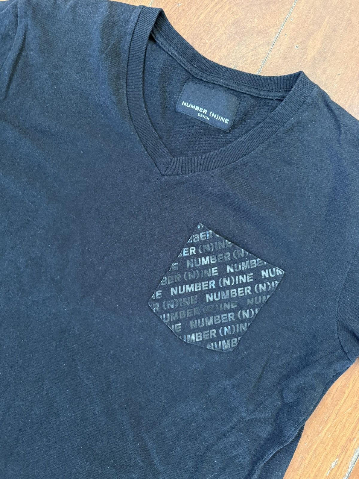 Number (N)ine Vintage Number (N)ine ✯ black pocket t-shirt Size US M / EU 48-50 / 2 - 2 Thumbnail