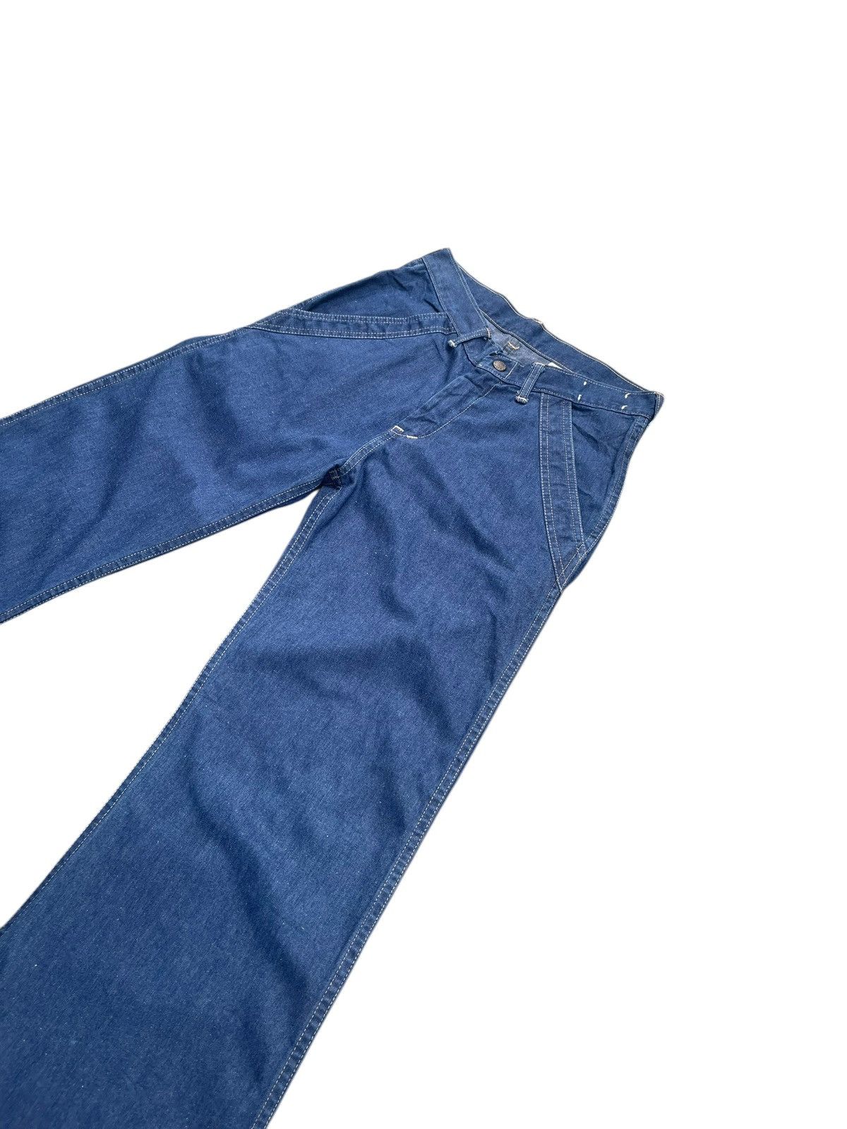 Other Vintage 70’s Unknown Flare Jeans Size US 28 / EU 44 - 2 Thumbnail