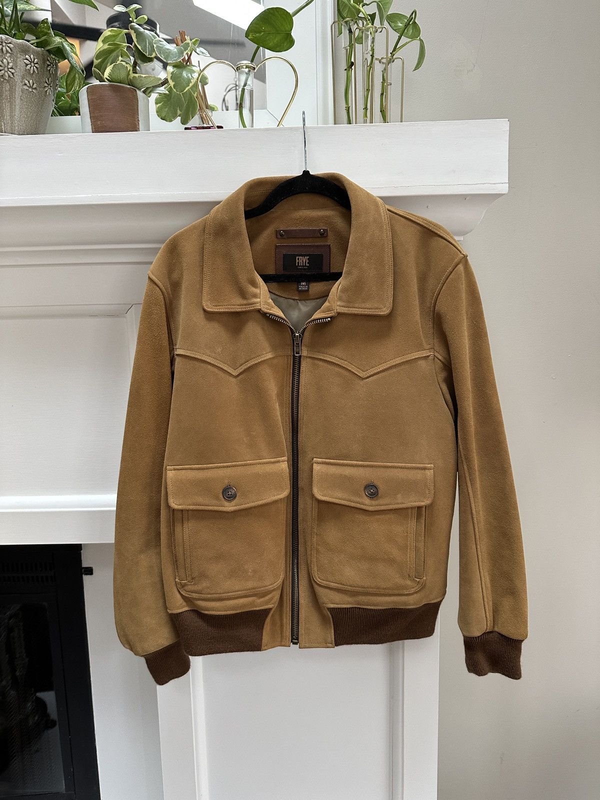 Frye Suede Shearling Bomber Size US S / EU 44-46 / 1 - 9 Thumbnail