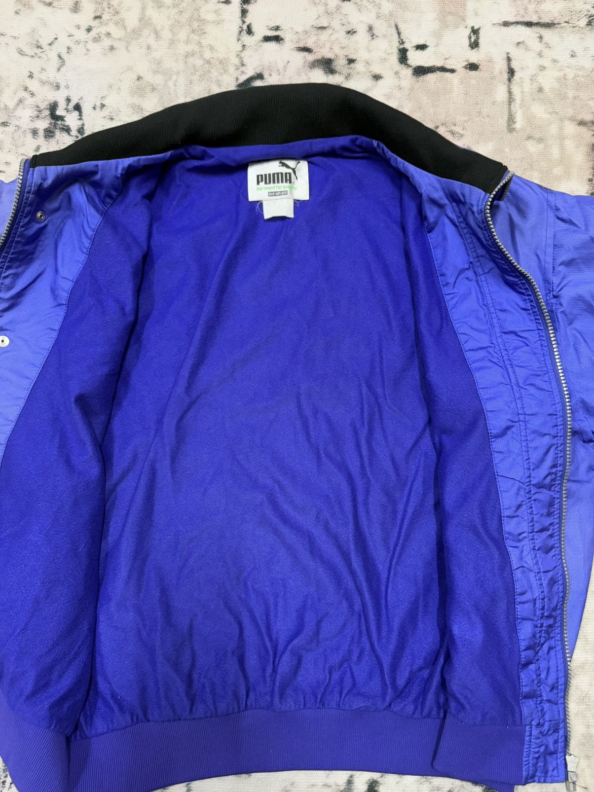 Puma × Vintage Vintage 90s Puma Nylon Bomber Jacket Size US M / EU 48-50 / 2 - 7 Thumbnail