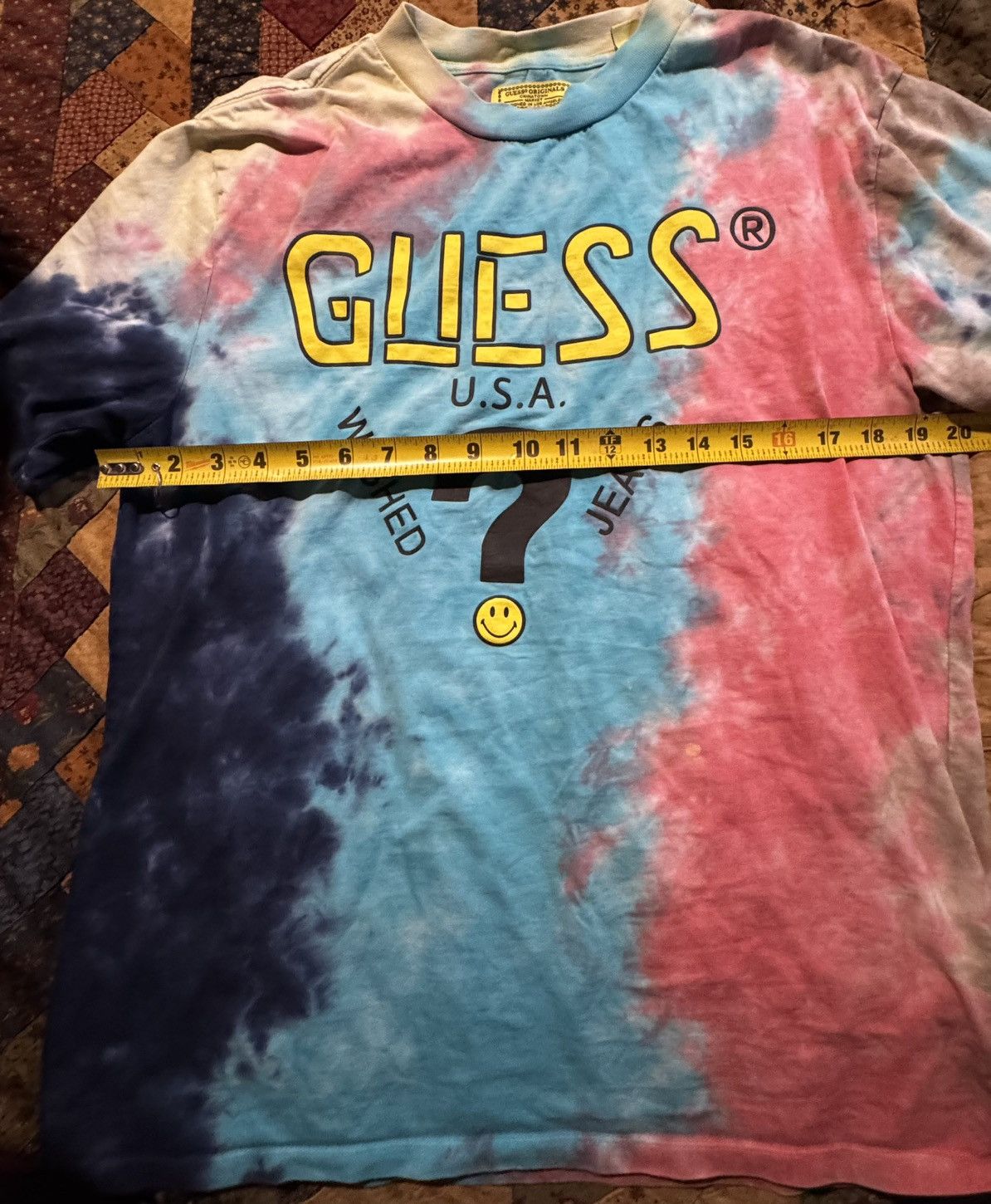 Guess × Market Guess x Chinatown Market Tie Dye Shirt Size S Size US S / EU 44-46 / 1 - 6 Thumbnail