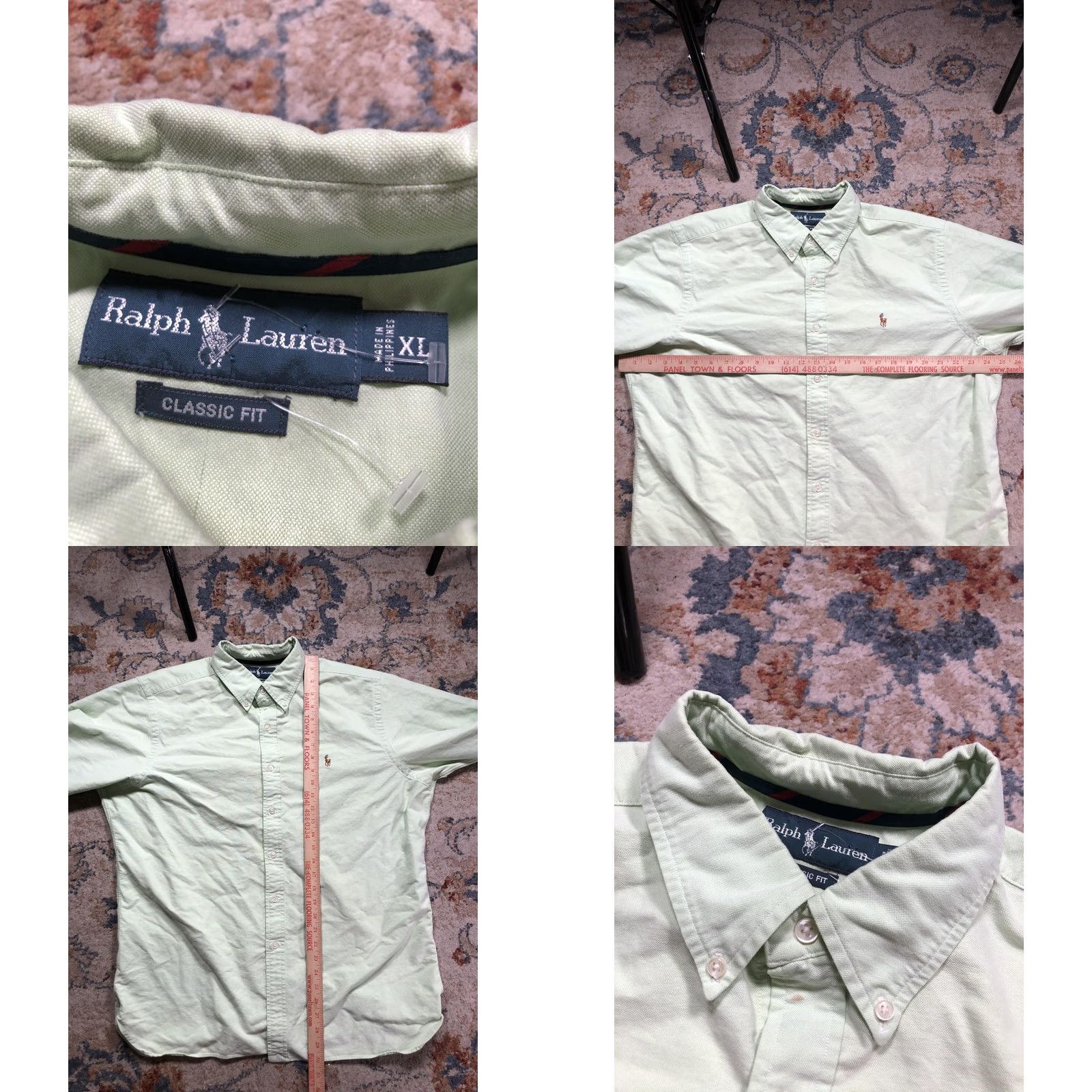 Ralph Lauren Ralph Lauren Shirt Mens XL Green Solid Classic Fit Button Down Pony Logo Casual Size US XL / EU 56 / 4 - 8 Thumbnail