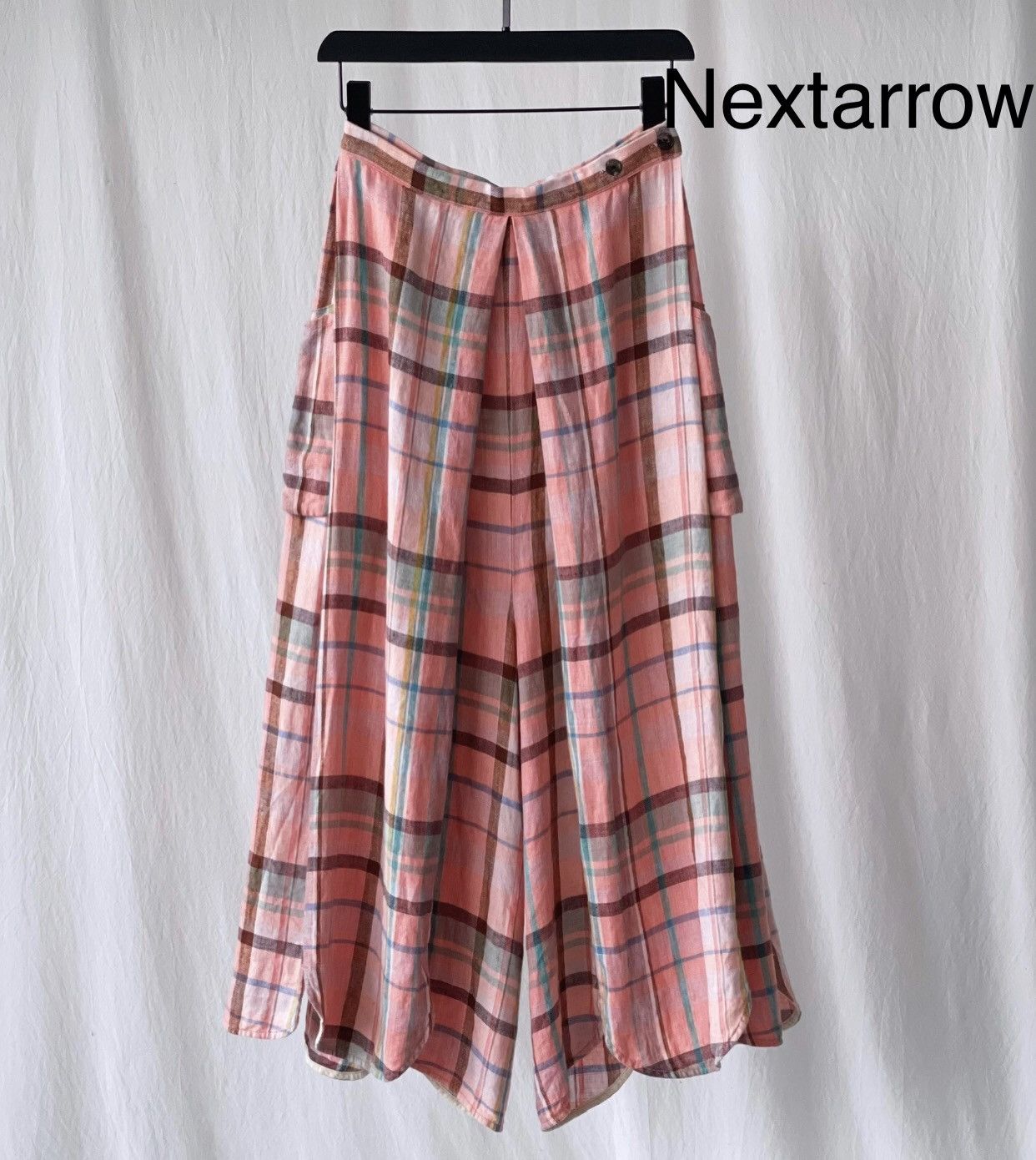 Kapital KAPITAL Hirata and Hiroshi petal leg linen wide leg pants Size 25" / US 0 / IT 36 - 1 Thumbnail