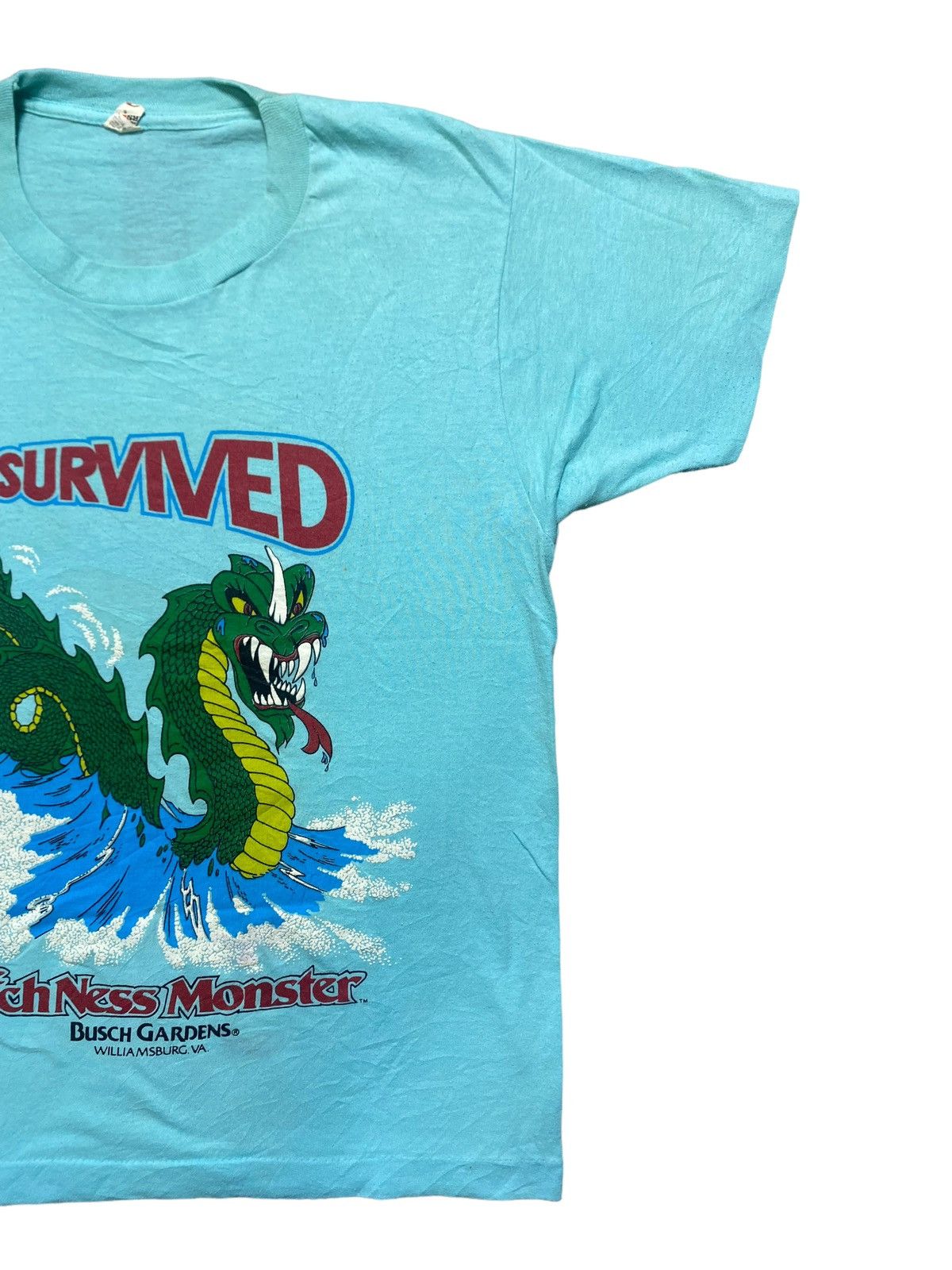Other VINTAGE I SURVIVED THE LOCHNESS MONSTER BUSCH GARDEN TEE Size US S / EU 44-46 / 1 - 2 Thumbnail