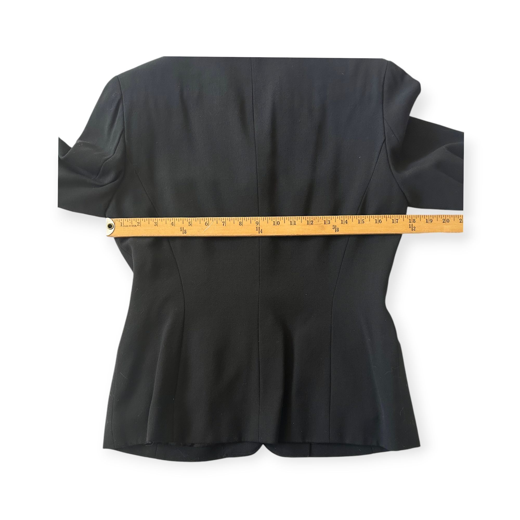 DKNY Vintage DKNY Black Wool Blazer Jacket , size 6, 90s Size M / US 6-8 / IT 42-44 - 14 Thumbnail