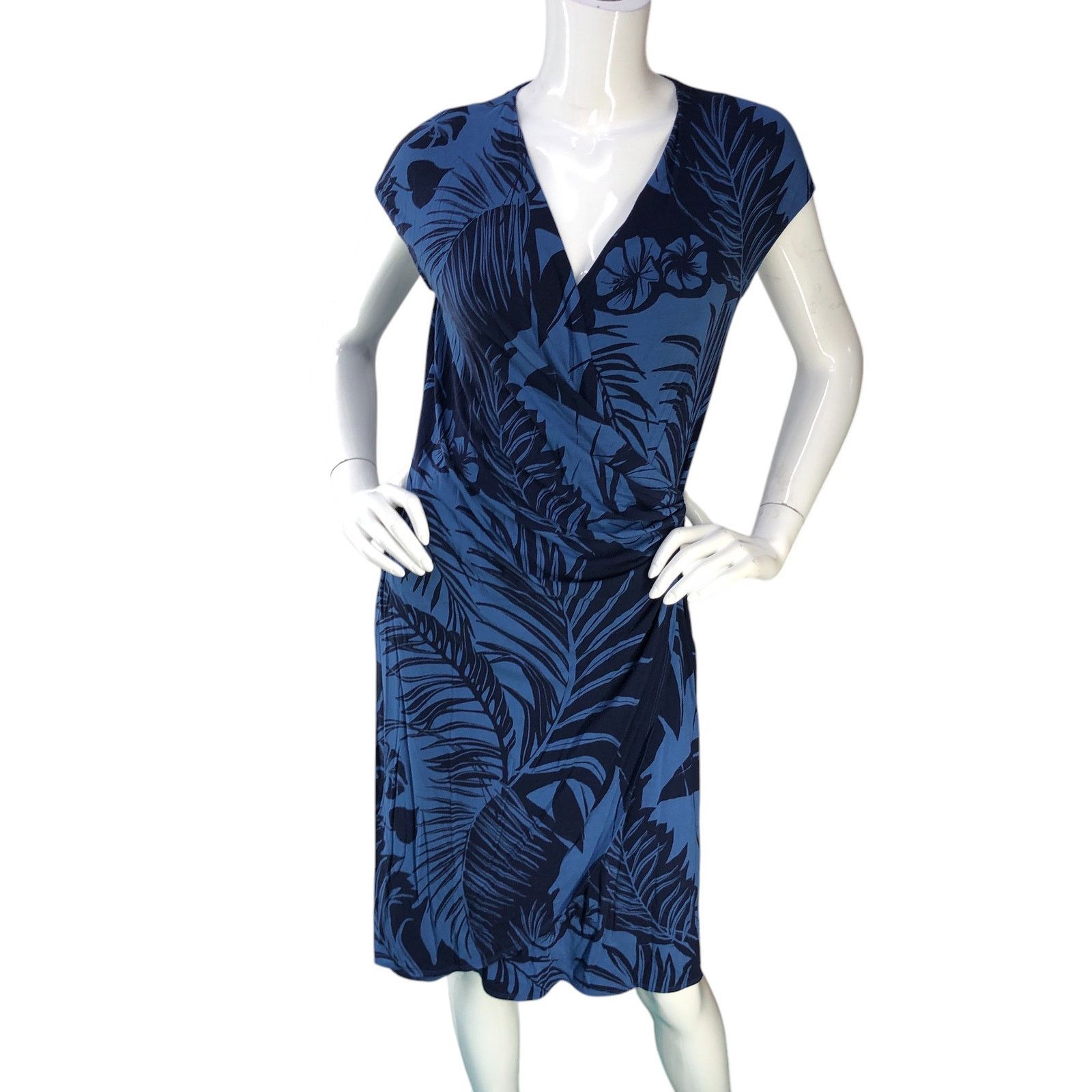 Tommy Bahama Tommy Bahama Size S Dress Faux Wrap Lets Be Fronds Tambour Size S / US 4 / IT 40 - 11 Thumbnail