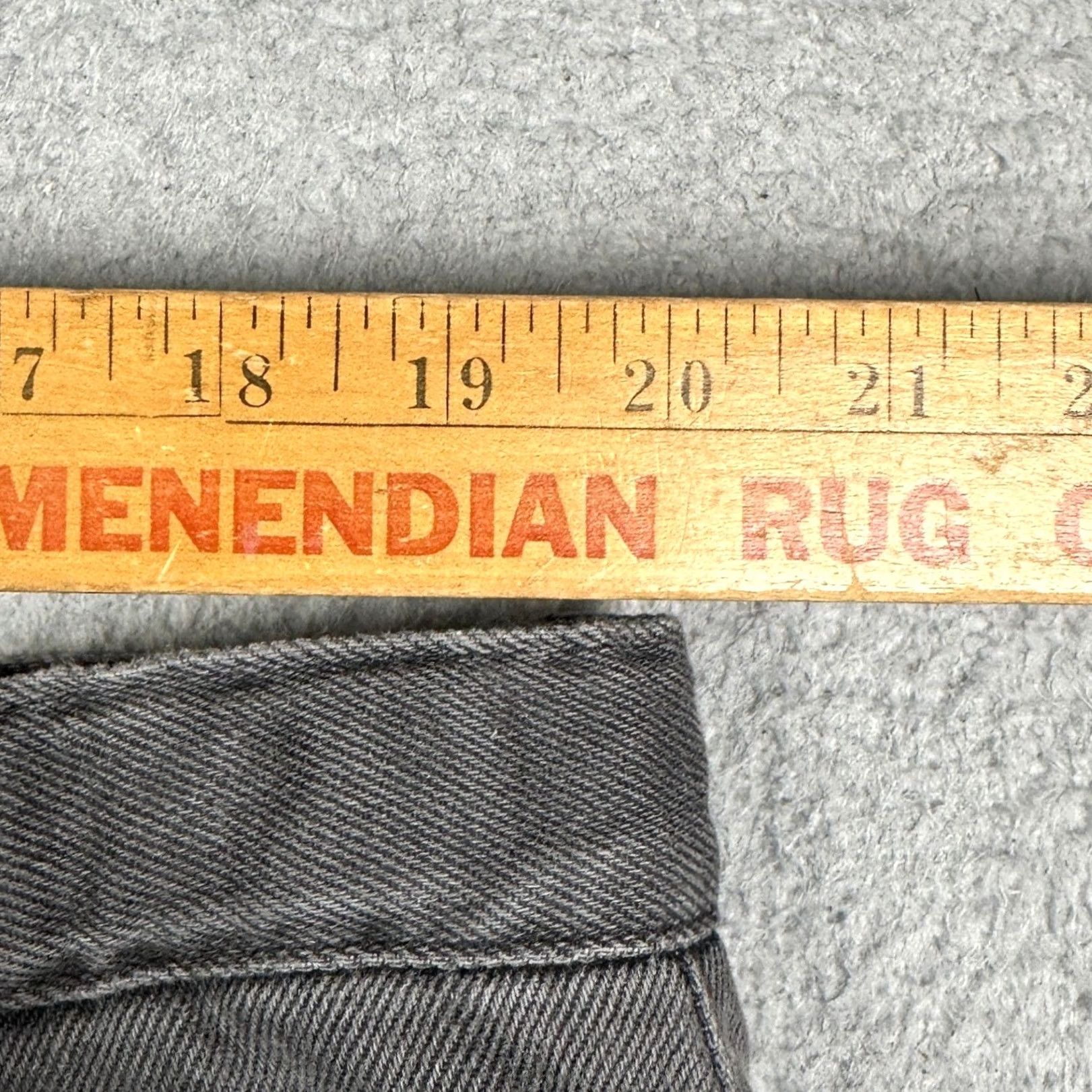 Vintage L.L. Bean Jeans Mens 40X29 Charcoal Grey Comfort Waist Relaxed Straight Denim Jeans Size US 40 / EU 56 - 5 Thumbnail