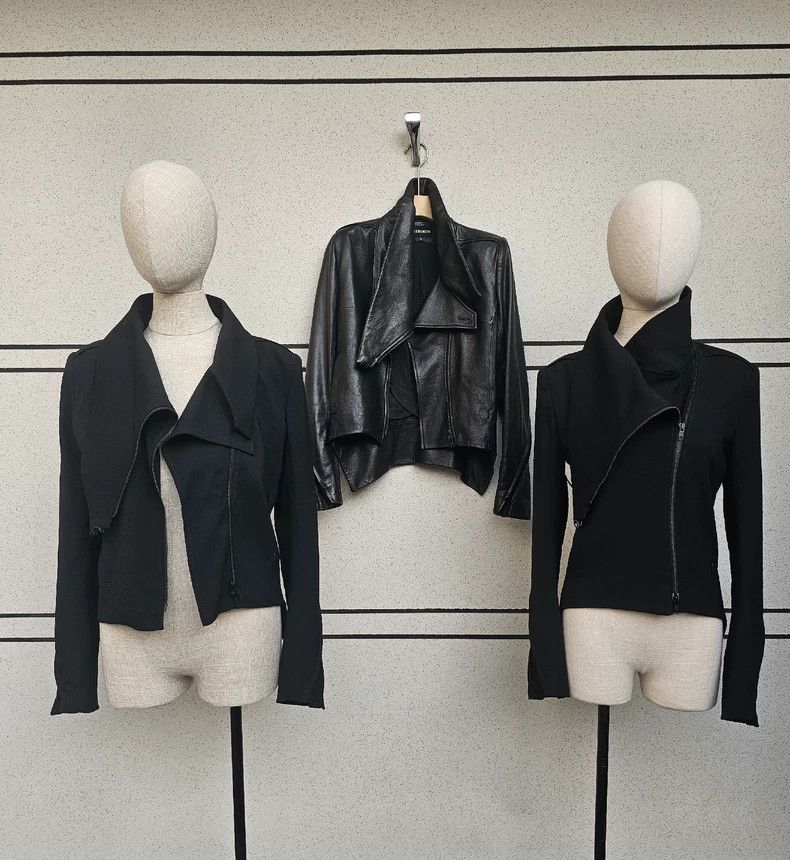 Ann Demeulemeester Ann Demeulemeester Deconstructed Jacket for Women Size S / US 4 / IT 40 - 3 Thumbnail