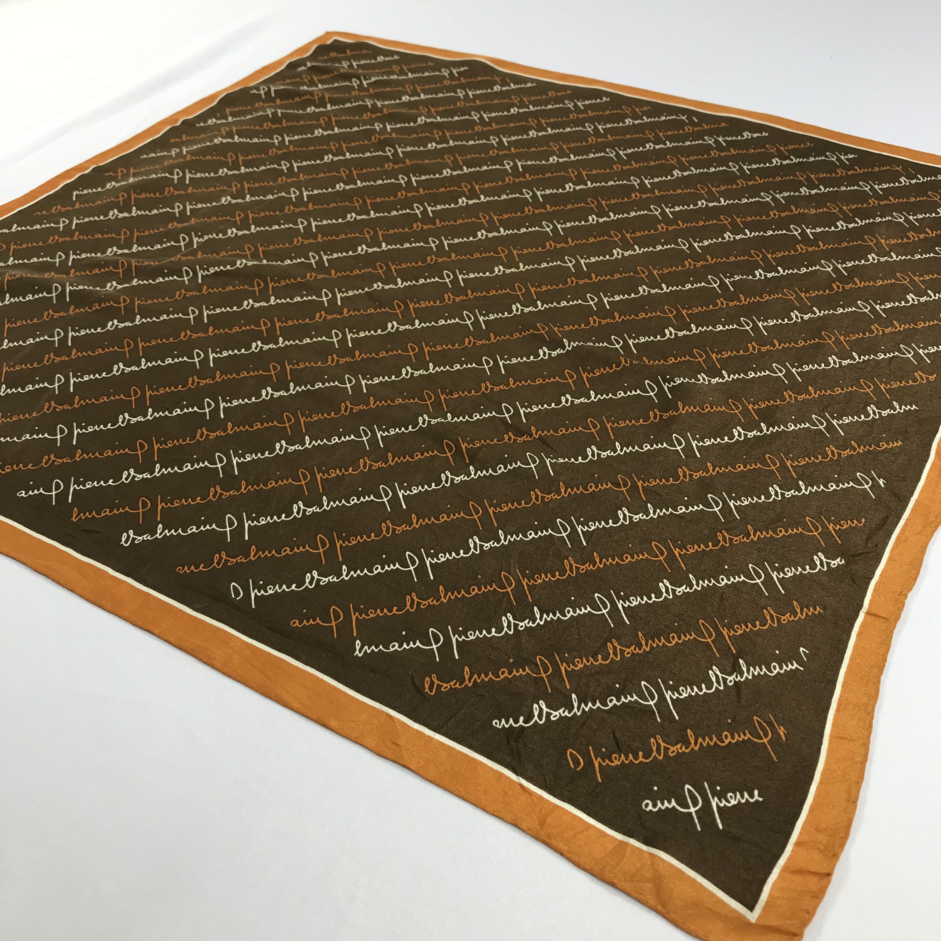 Pierre Balmain × Vintage Pierre Balmain Bandana / Handkerchief / Neckerchief - S2517 Size ONE SIZE - 2 Thumbnail