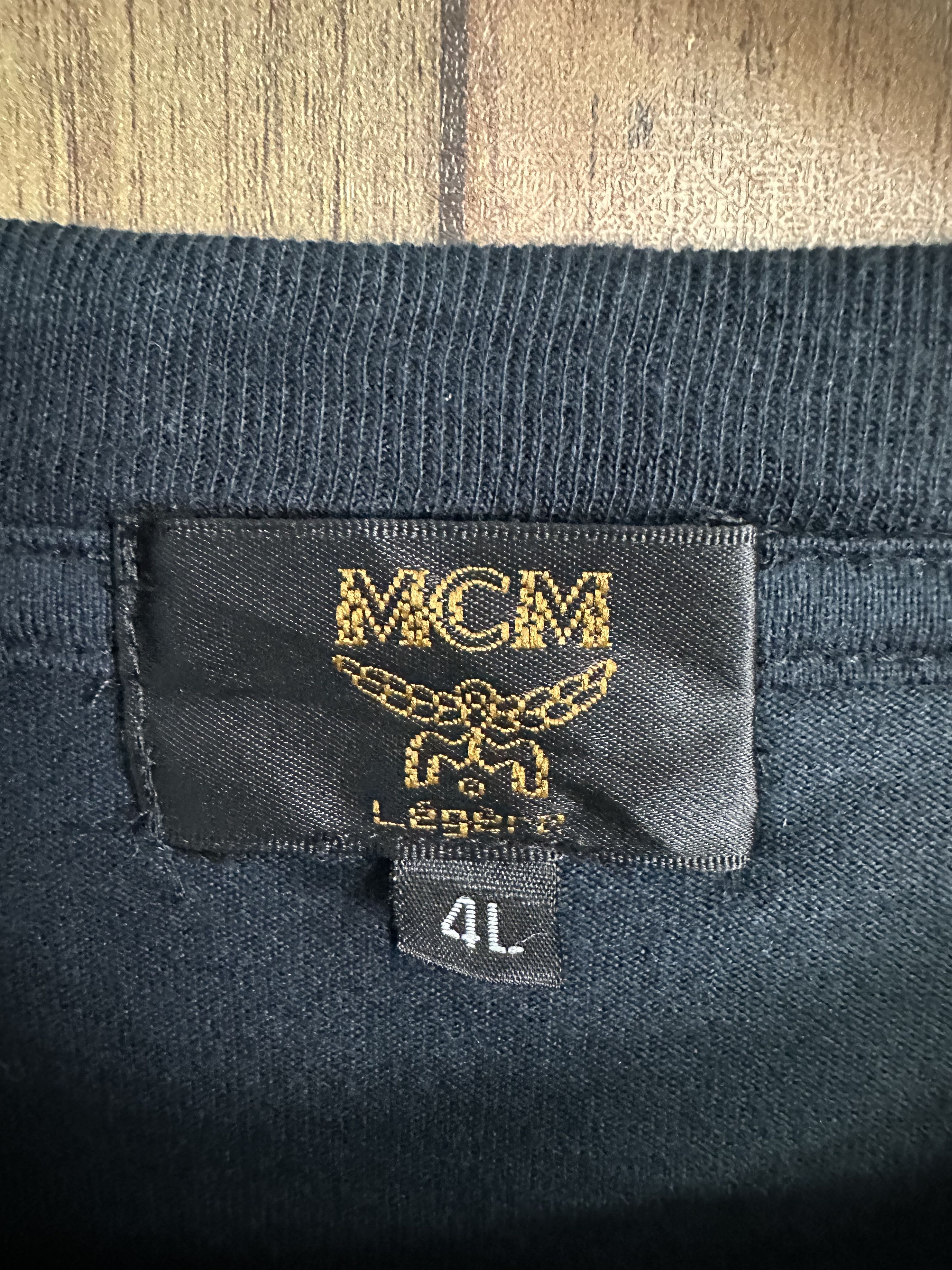 MCM Vintage MCM Big Logo Oversize Tshirt A340 Size US L / EU 52-54 / 3 - 6 Thumbnail