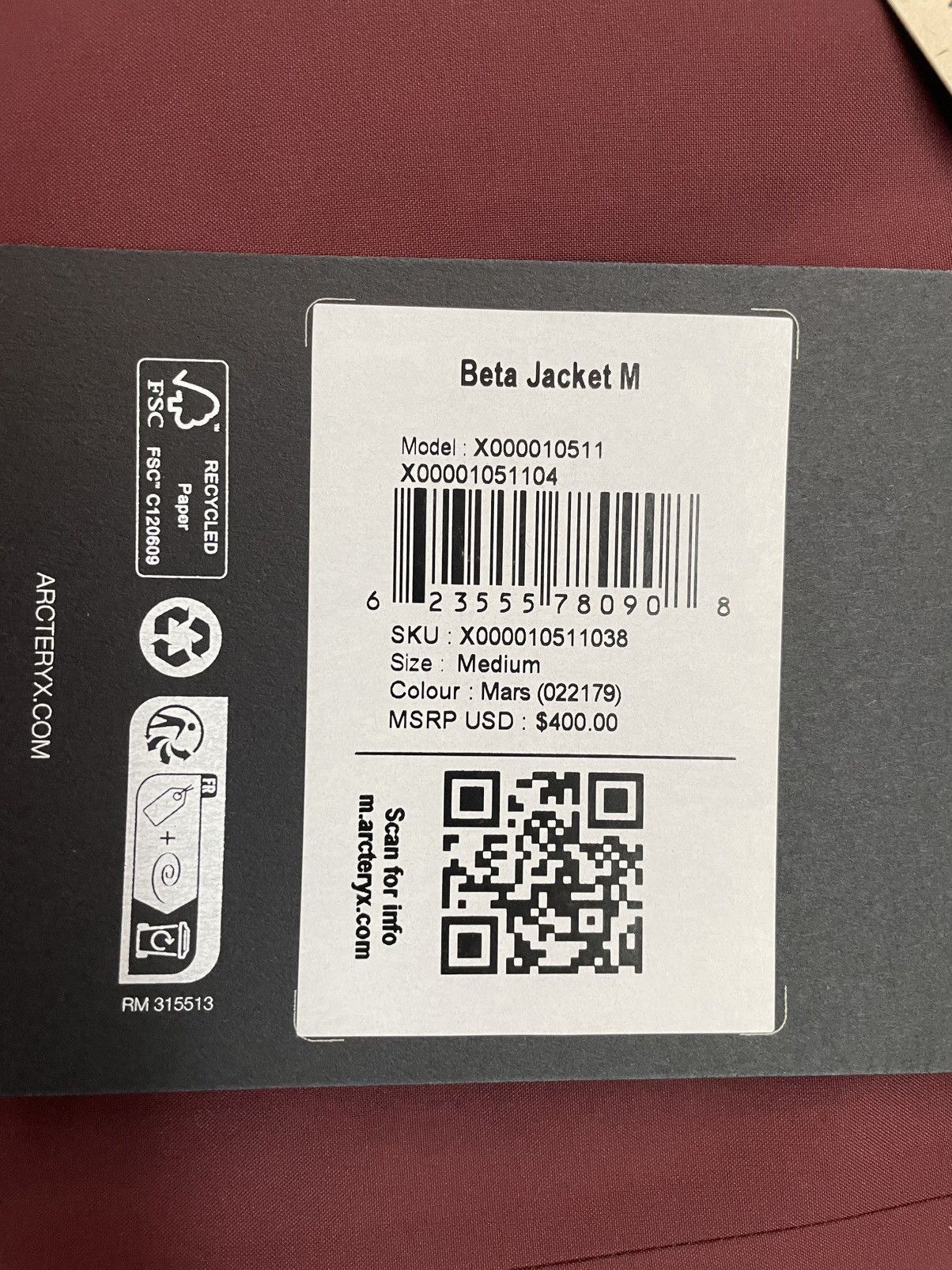 Arc'teryx arc’teryx beta Size US M / EU 48-50 / 2 - 6 Thumbnail